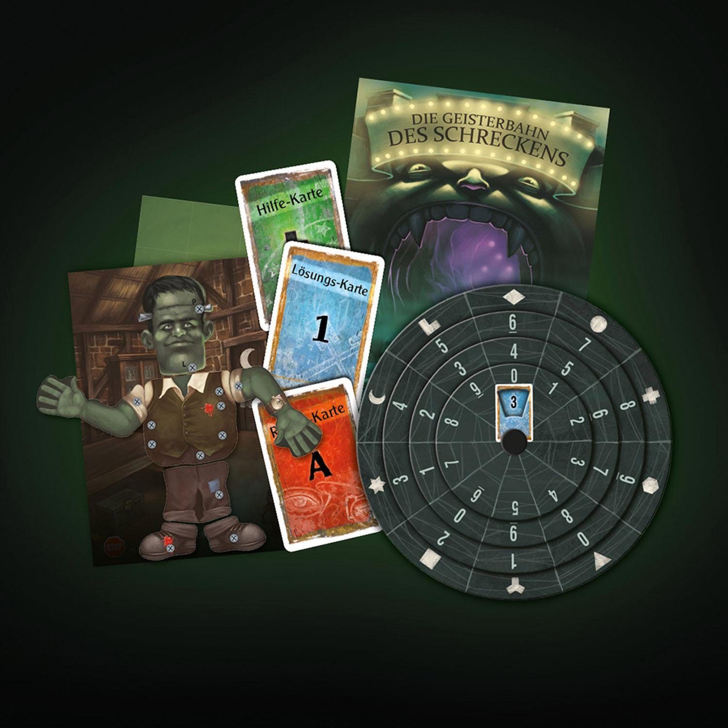 Kosmos Spiel EXIT, Die Geisterbahn des Schreckens, Rätselspiel, Made in Germany