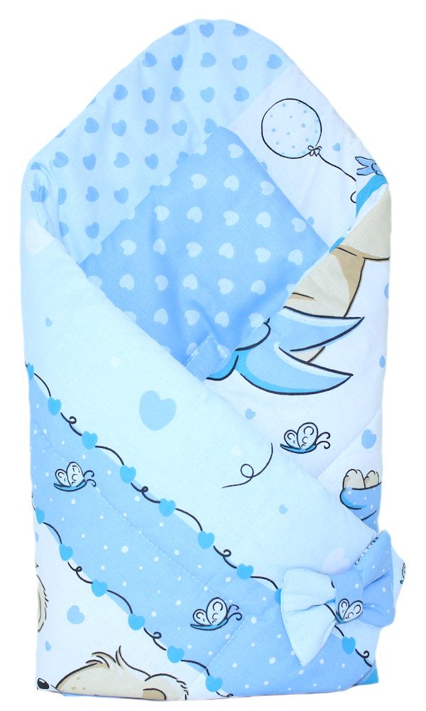 Einschlagdecke Baby Hörnchen Steckkissen Einschlagdecke Babydecke günstig online kaufen