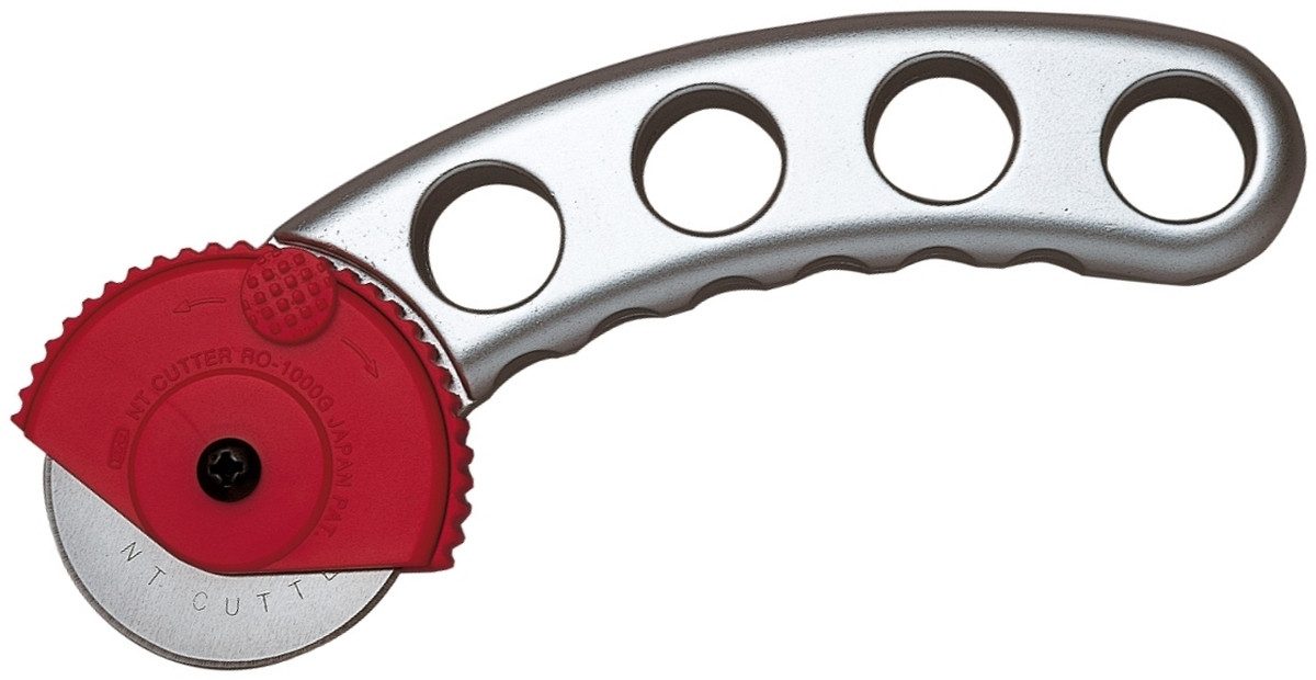 Nourished Essentials Cutter Stoff-Rollenschneider RO 1000 GP silber