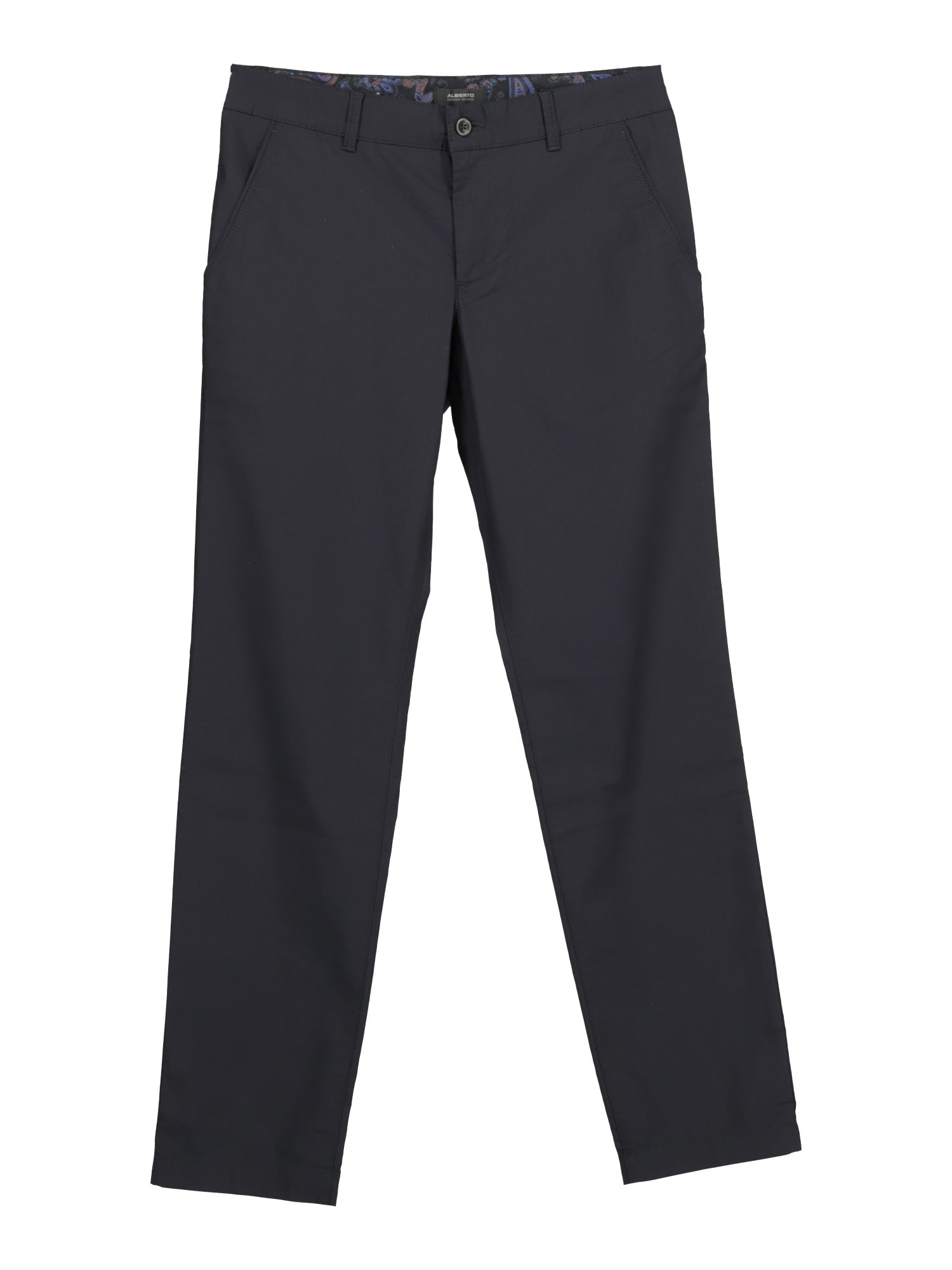 Alberto Stoffhose blau,Casual,Baumwolle,Unifarben,Regular Fit,Mittel