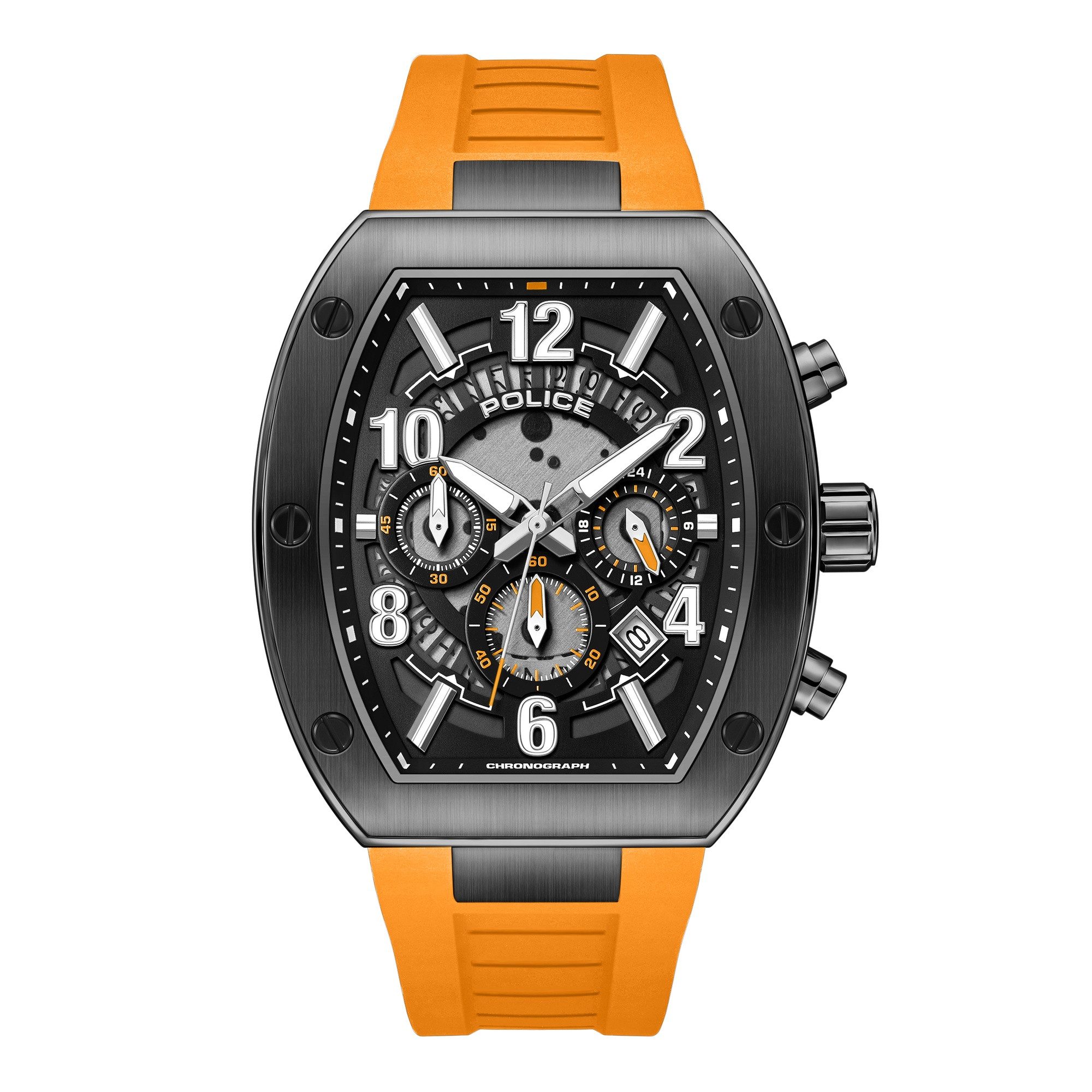 Police Quarzuhr Chronograph Herrenuhr 43 mm Quarz Herren