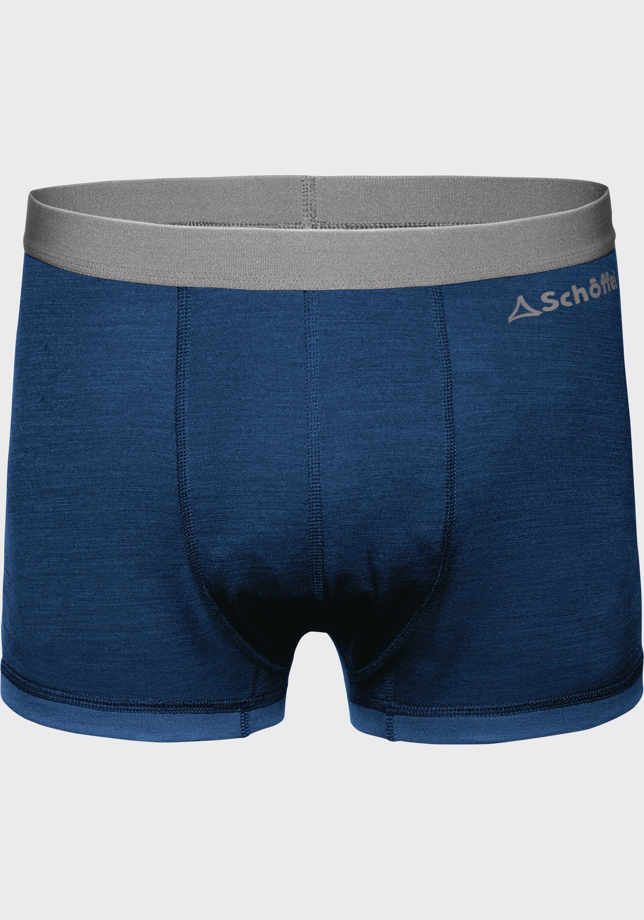 M Boxershorts Funktionshose Merino Sport Blau Schöffel