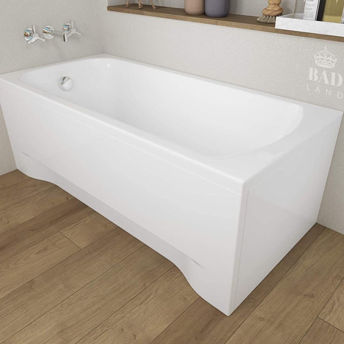 KOLMAN Badewanne Rechteck Classic 150x75, Ablaufgarnitur günstig online kaufen