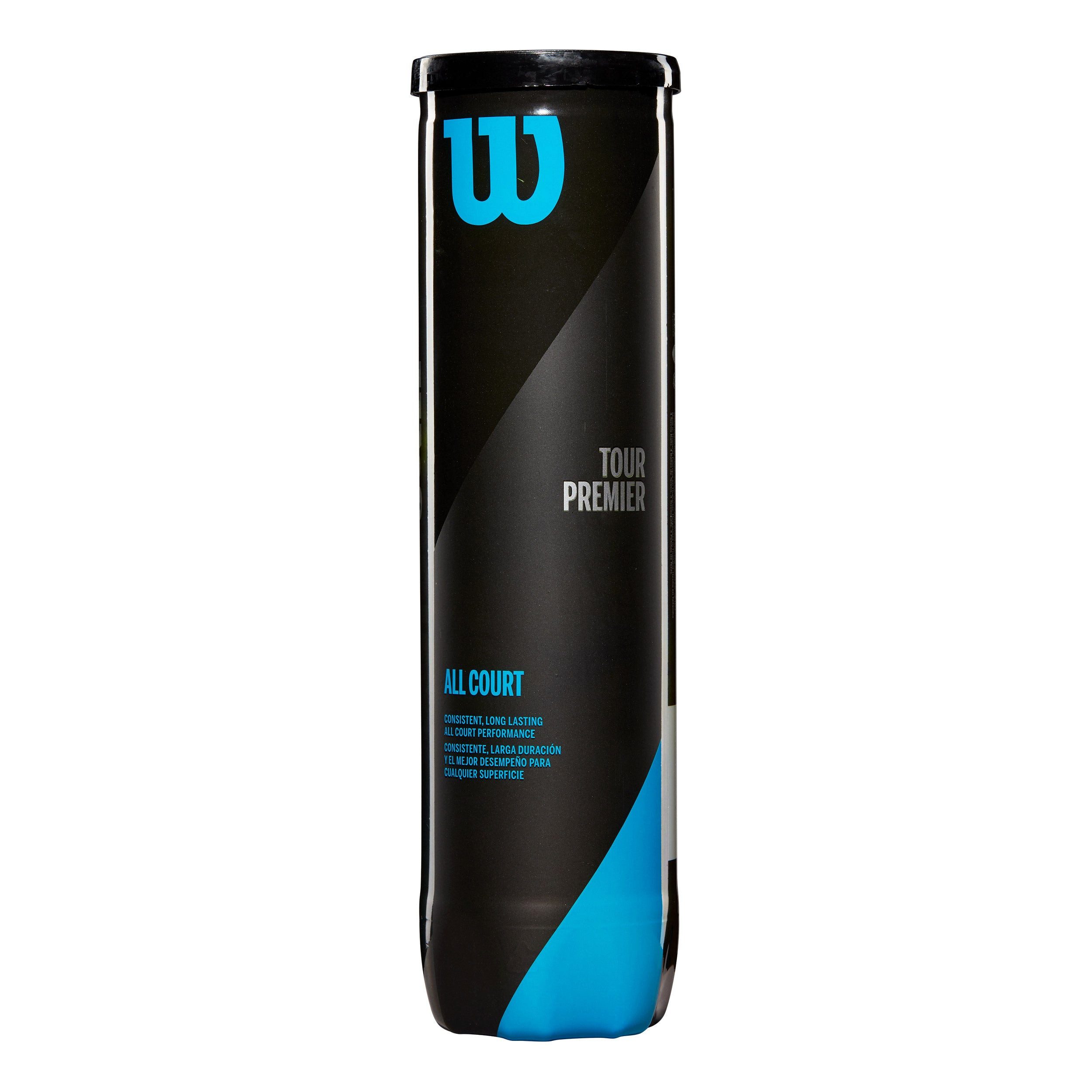 Wilson Tennisball Tour Premier All Court - 4 Tennisbälle - Innendruckball - (4er Dose)