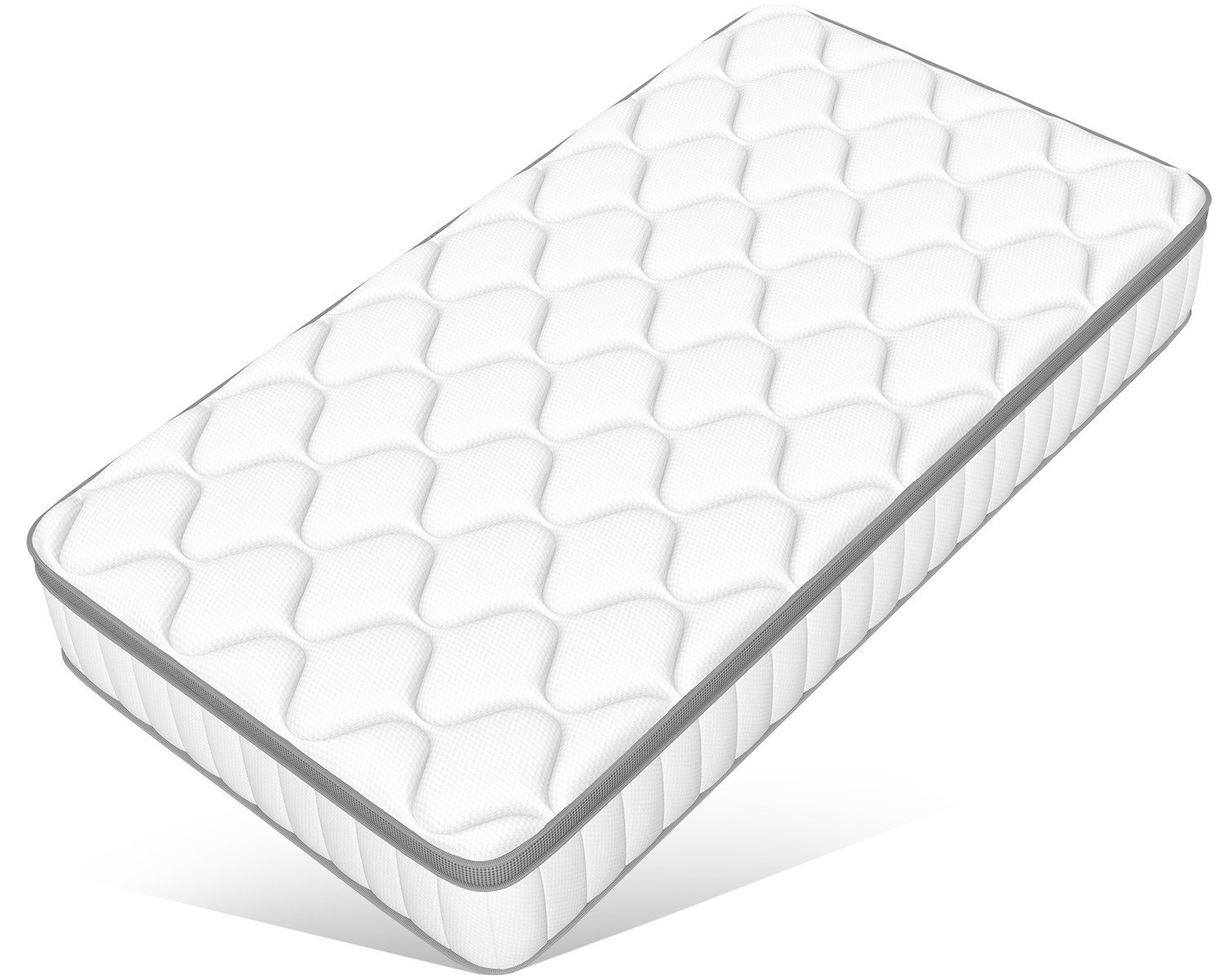 Taschenfederkernmatratze Matratze 90x200 cm, 7 Zone Federkernmatratze Atmungaktive Material