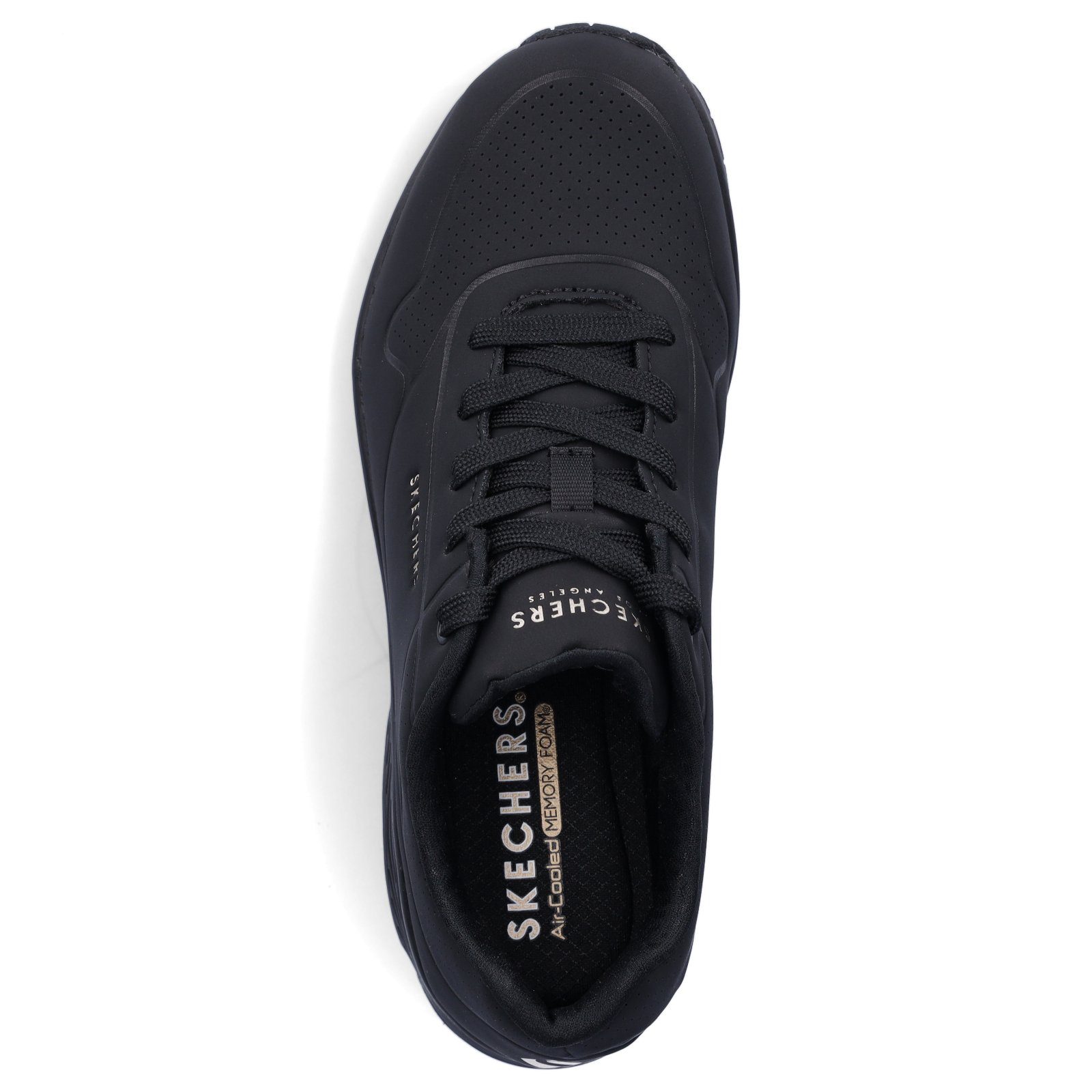 durabuck Damen black Skechers Sneaker schwarz Sneaker Skechers