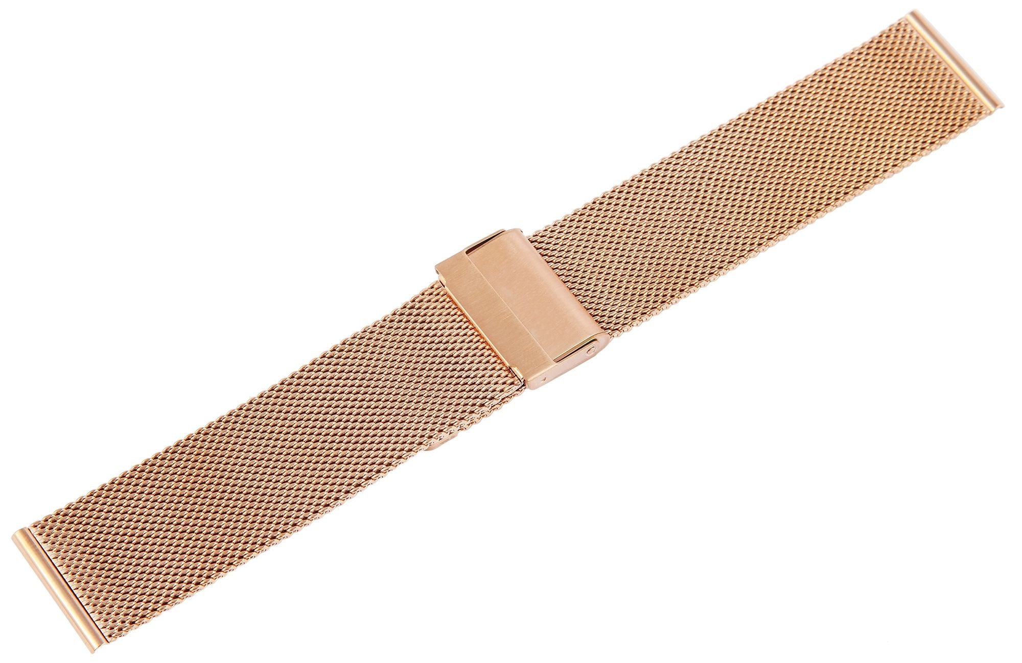 Engelhardt Uhrenarmband MB0075 Milanes, Mesh, Edelstahl, roségoldfarben, 10 günstig online kaufen