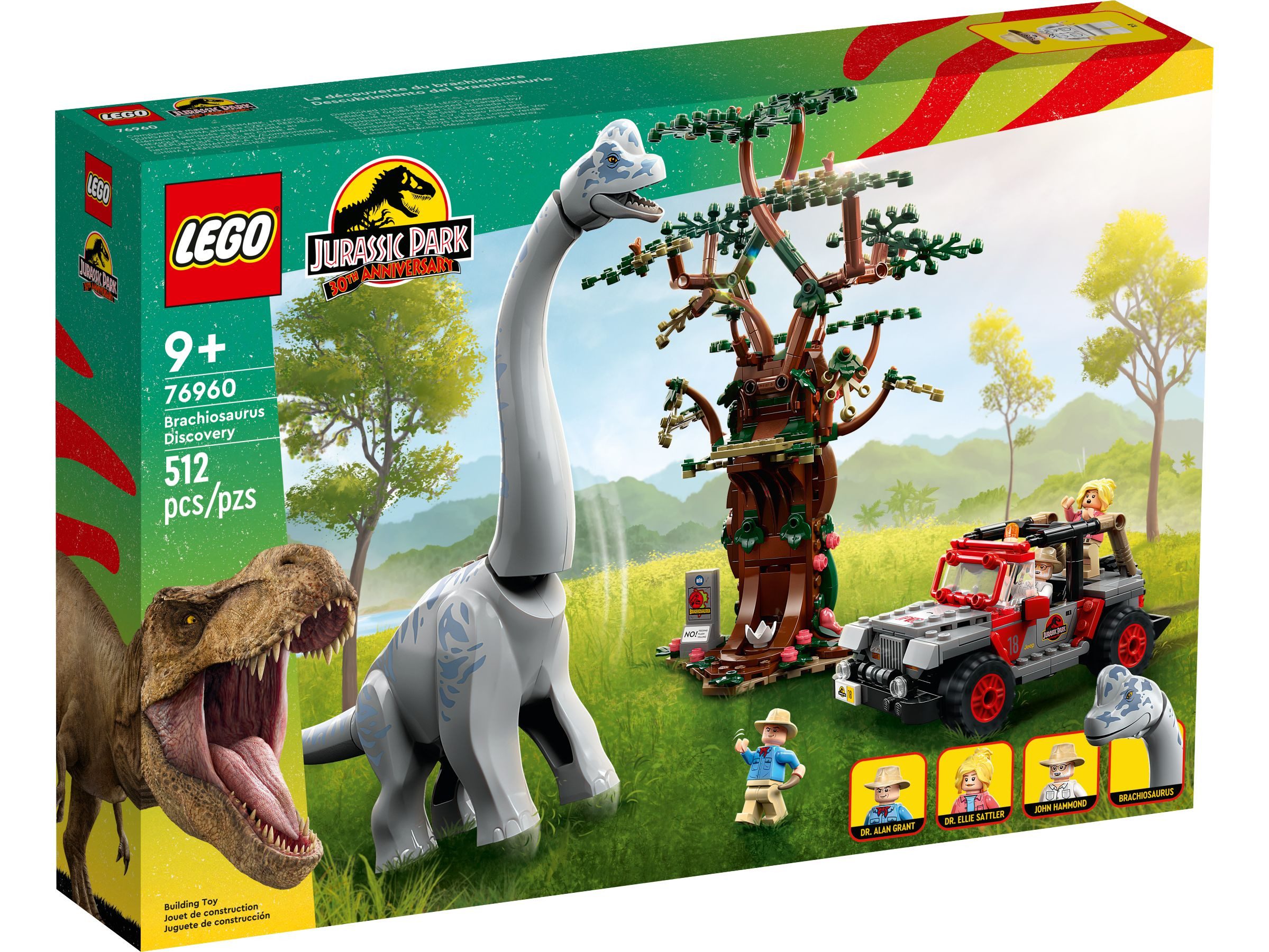 LEGO® 76960 Entdeckung des Brachiosaurus Konstruktionsspielsteine
