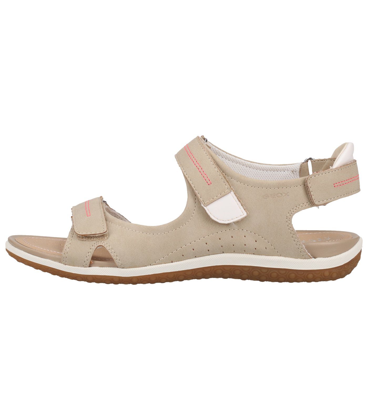 Taupe Geox Sandalen Lederimitat Trekkingsandale