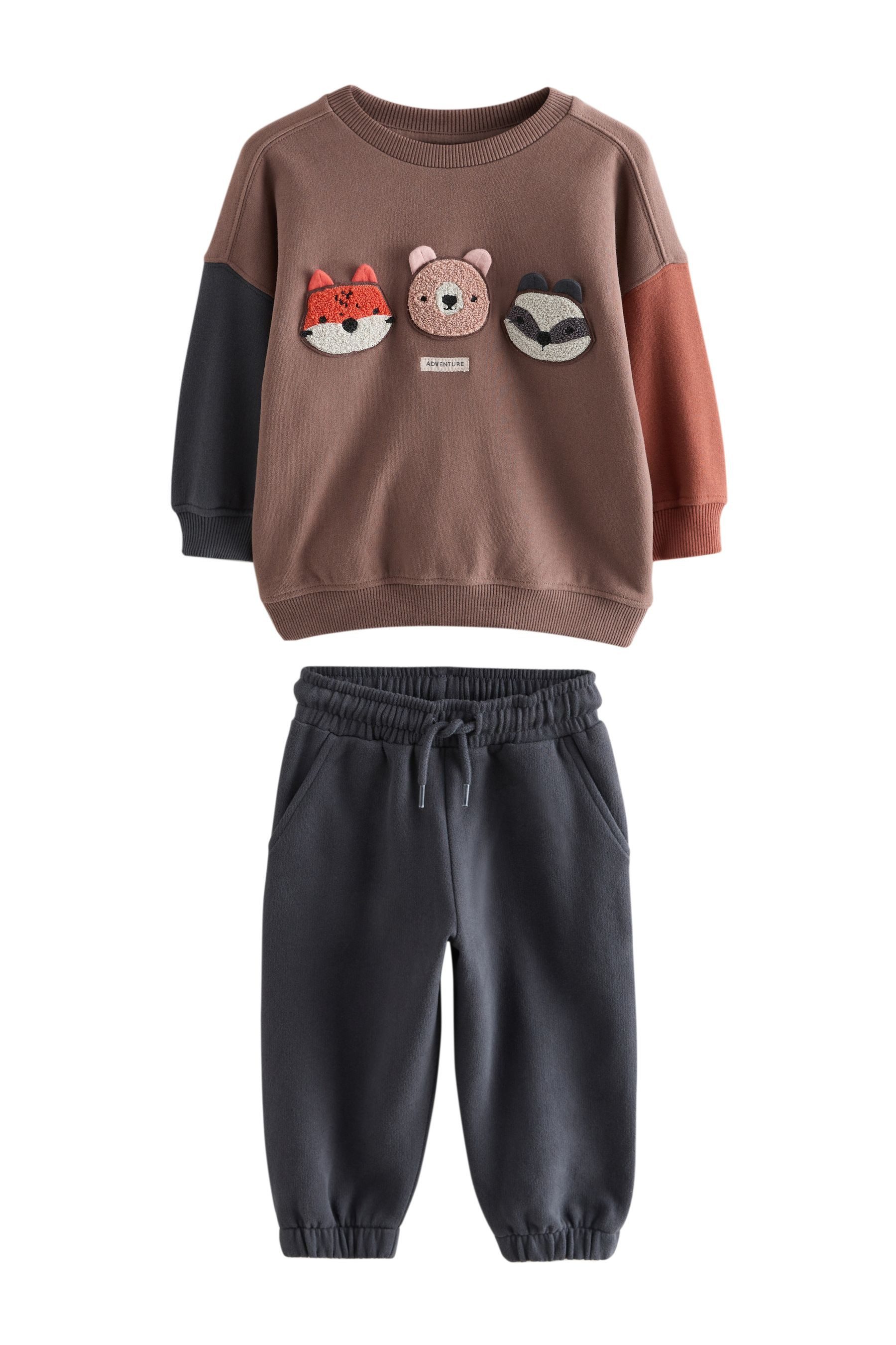 Next Sweatanzug Sweatshirt mit Applikation und günstig online kaufen