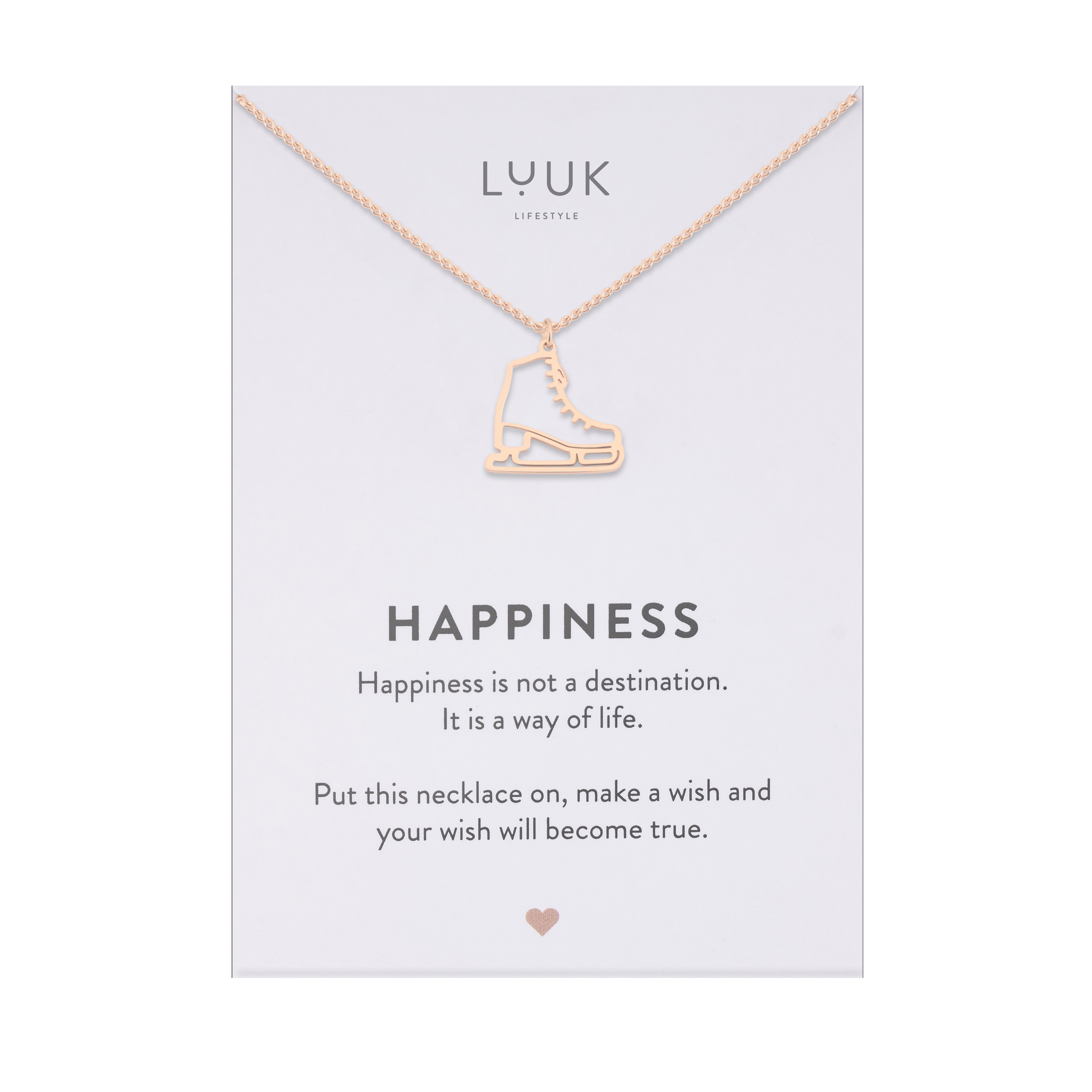 LUUK LIFESTYLE Kette mit Anhänger Schlittschuh, günstig online kaufen
