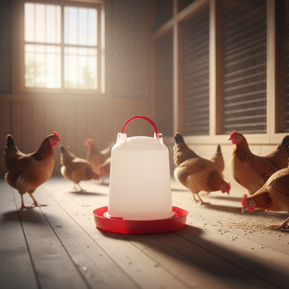 Melko Кормnapf Melko Hühnertränke Geflügeltränke ver. Größen Kunststoff Stülptränke, Kunststoff, halbdurchsichtigen Kunststoff - ideale kontrolle der Füllmenge