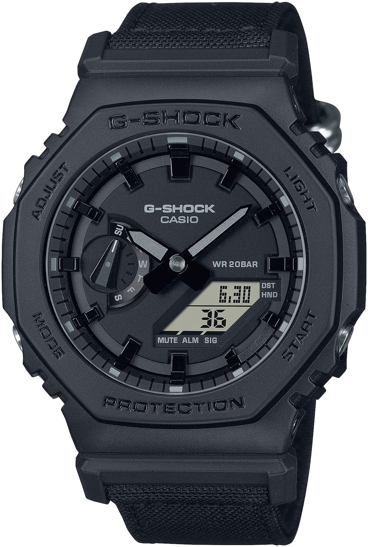 CASIO G-SHOCK Chronograph, Quarzuhr, Armbanduhr, Herrenuhr, digital, bis 20 bar wasserdicht