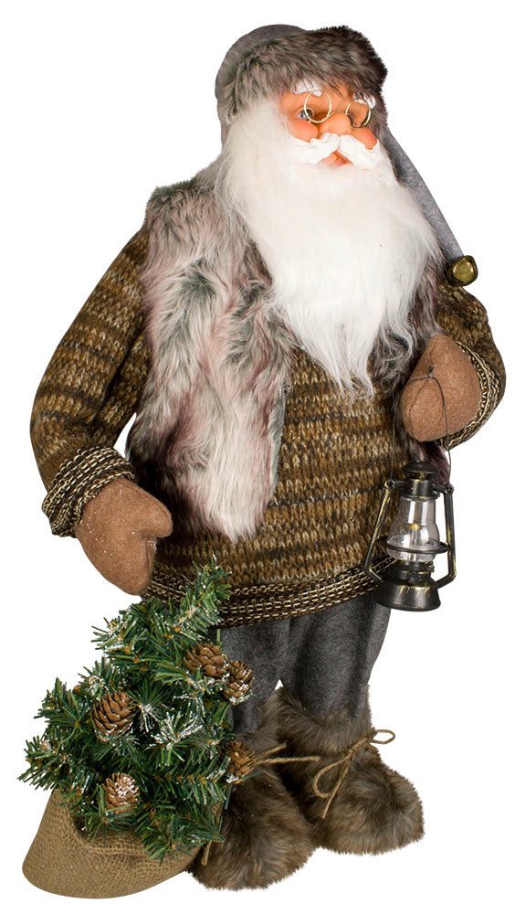 foolonli Weihnachtsmann Weihnachtsmann Santa Clause Fredi 60cm Weihnachten Deko Geschenkesack (1 St)