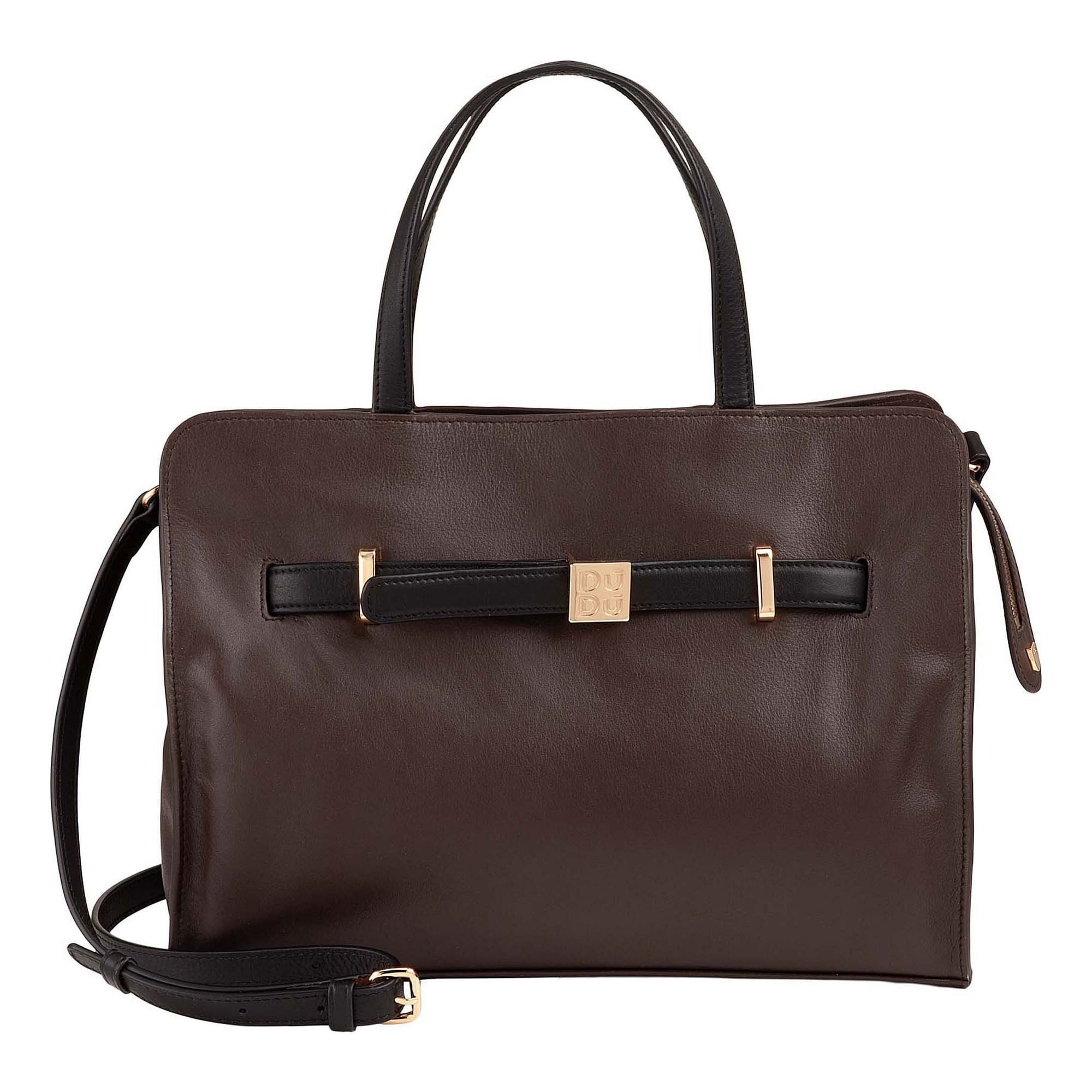 DuDu Schultertasche, Leder