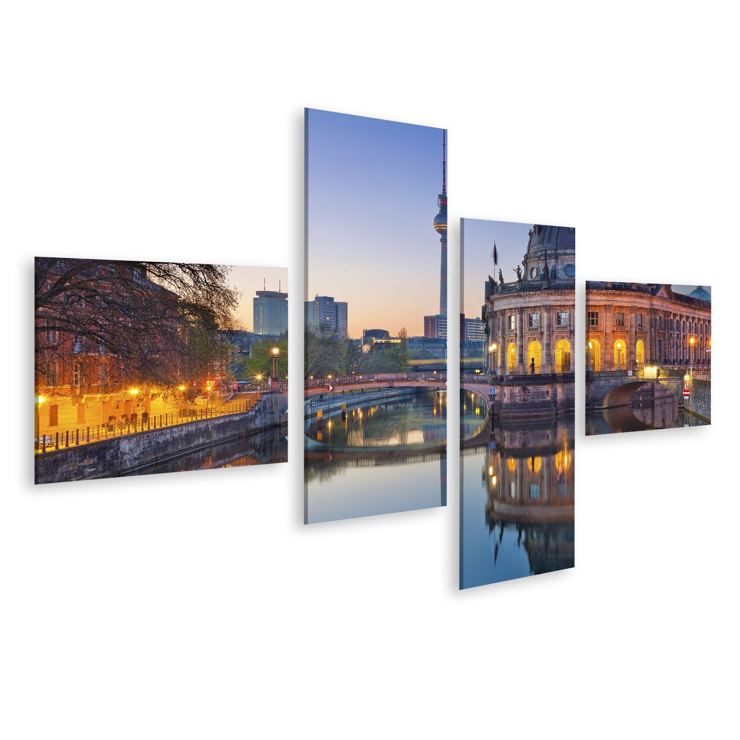 Leinwandbild Bild auf Leinwand Berlin Wandbild Poster Kunstdruck Bilder