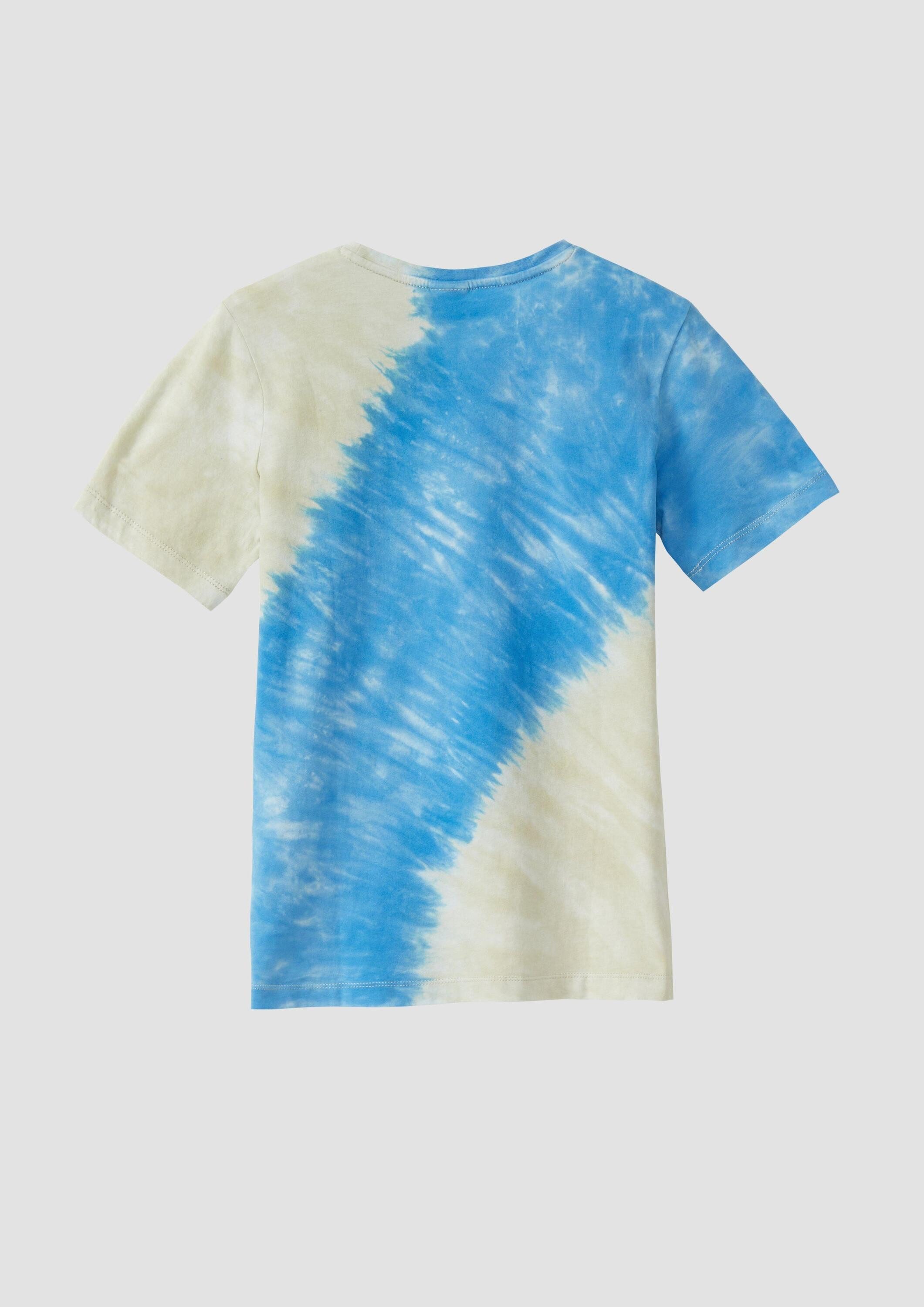 s.Oliver Kurzarmshirt T-Shirt T-Shirt mit Batik-Effekt