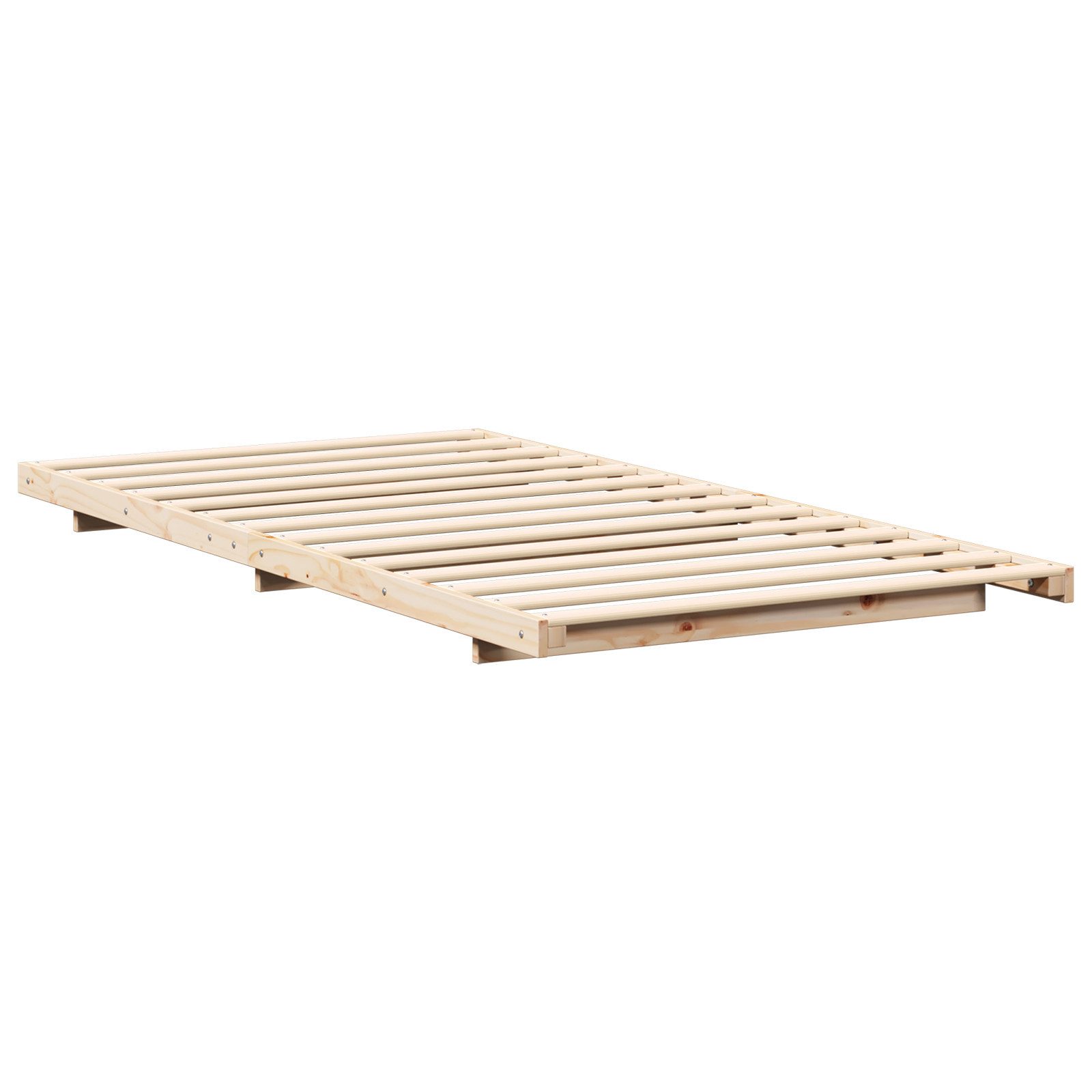 vidaXL Bett Bodenbettgestell Braun 75 x günstig online kaufen