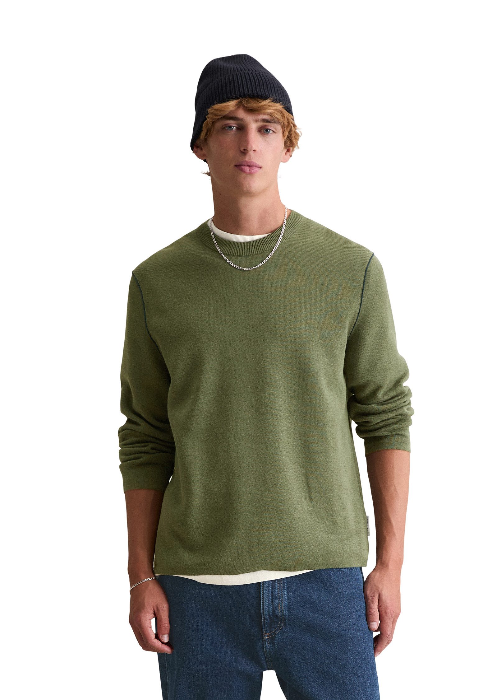 Marc O'Polo DENIM Strickpullover aus Double-Face-Cotton