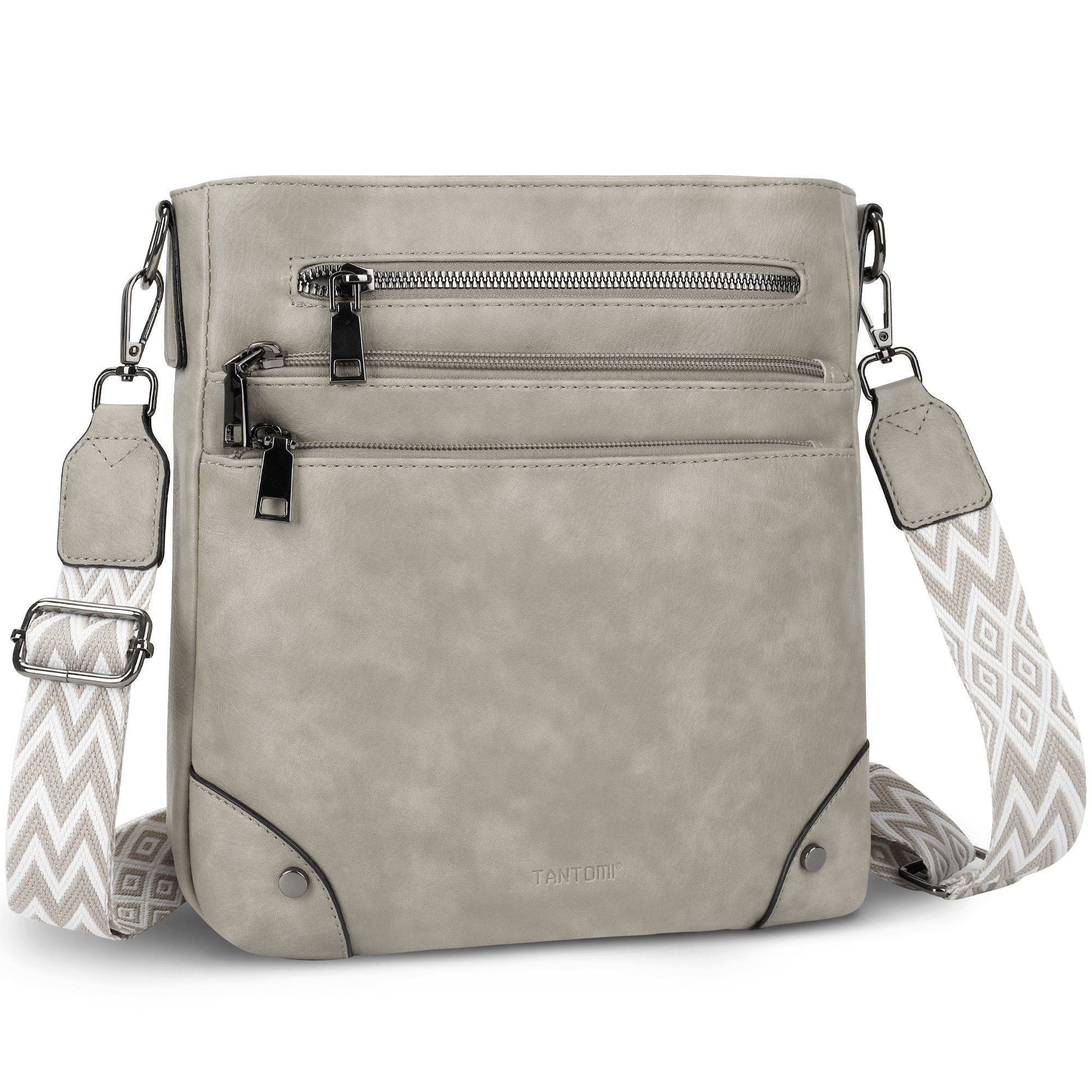 TAN.TOMI Umhängetasche Damen Mittelgroß Schultertasche Mehrere Taschen Cros günstig online kaufen