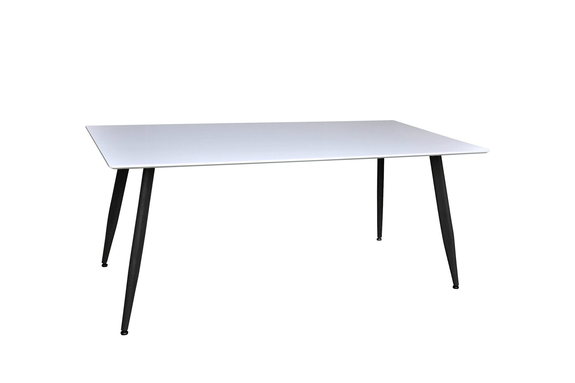 Venture Home Esstisch Polar, rechteckiger Esstisch mit Stahlbeinen, modern, 180 × 90 cm, Esszimmertisch, MDF, rechteckig, geräumig, urban, edel
