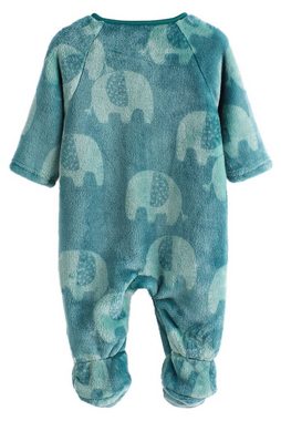 Next Schlafoverall Baby-Schlafanzug aus Fleece mit Elefanten (1-tlg)