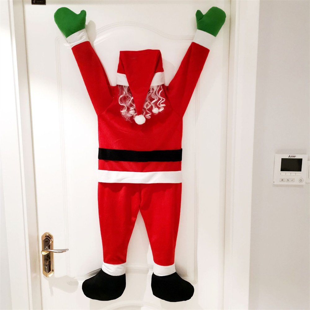 hängende Dekofigur große Weihnachtsmann-Dekoration Coonoor 108cm