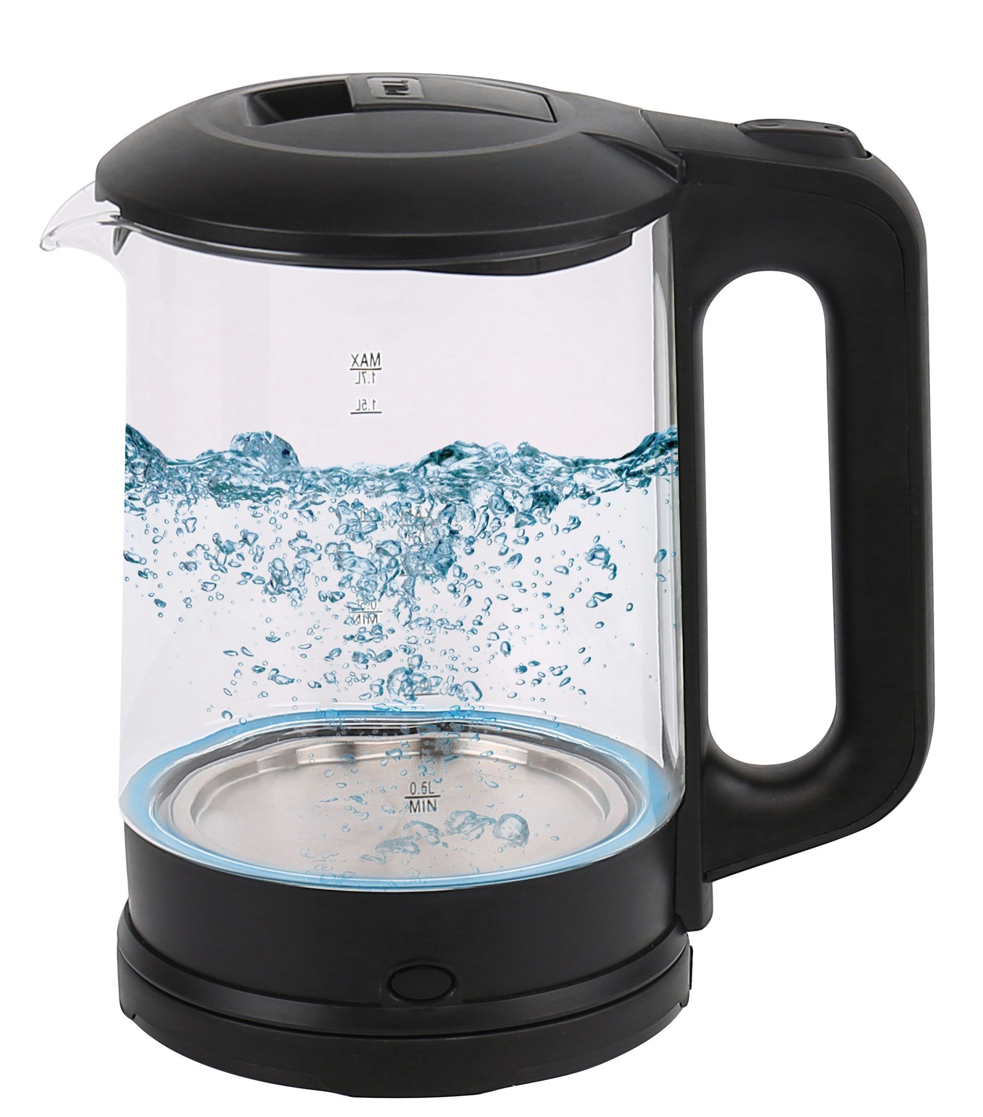 Wasserkocher Glas-Kocher Glaswasserkocher 360° drehbar