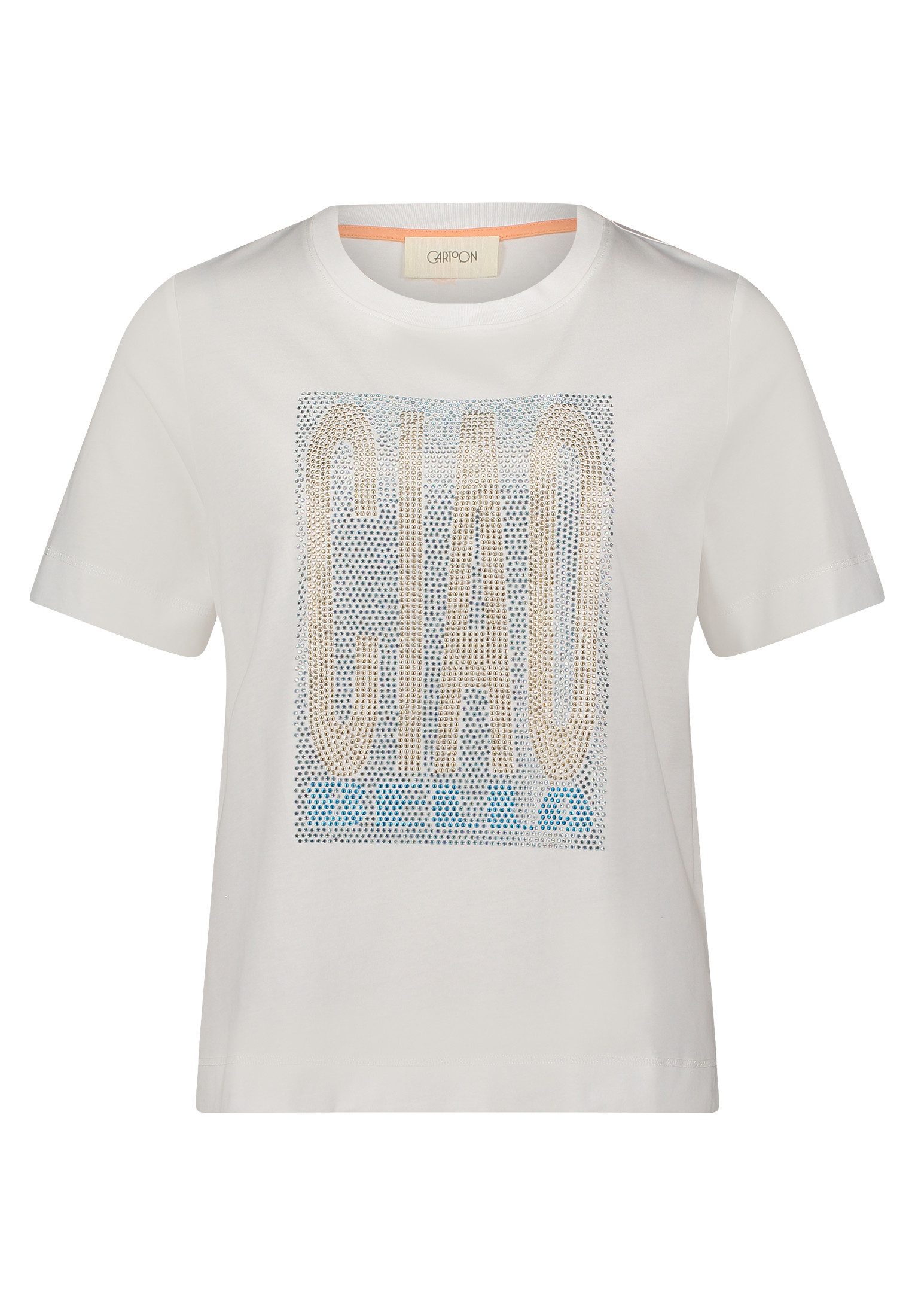 Cartoon Kurzarmshirt Cartoon Printshirt mit Rundhalsausschnitt günstig online kaufen
