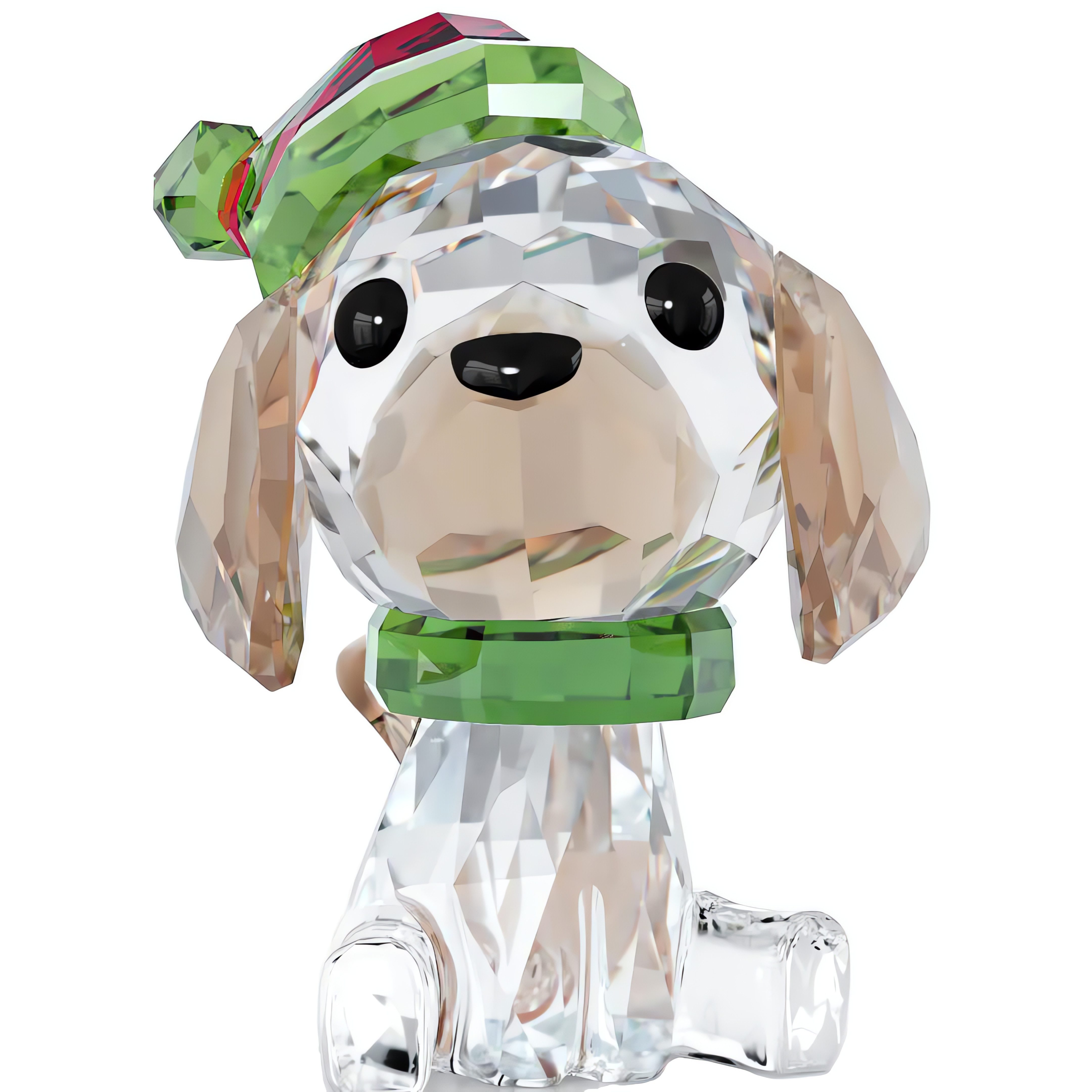 Swarovski Dekofigur Kristallfigur Hund Holiday Cheers Beagle (1 St), Swarovski® Kristall