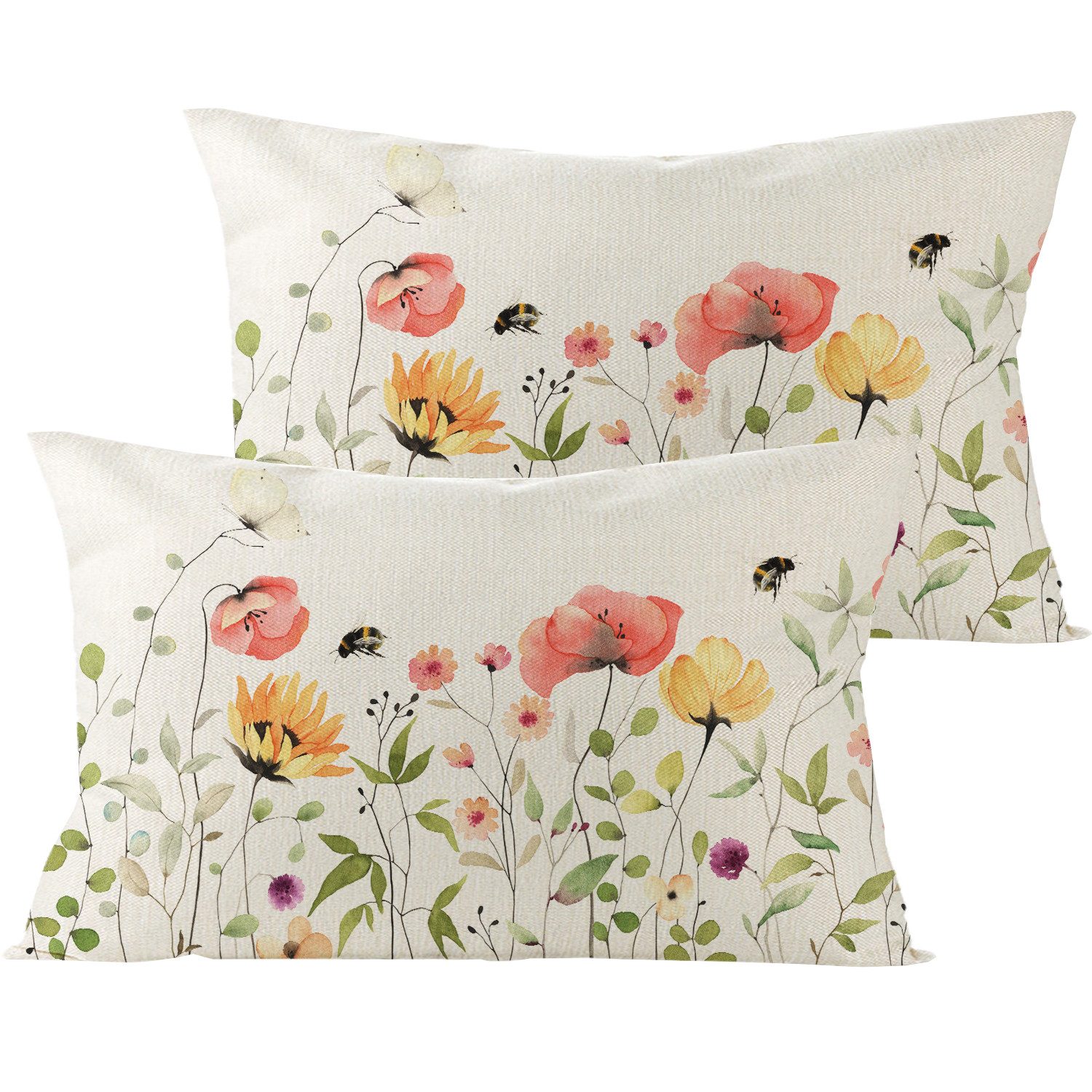 Kaket Kissenbezug Blumen Kissenbezüge, SofaKissenhülle, Heim günstig online kaufen
