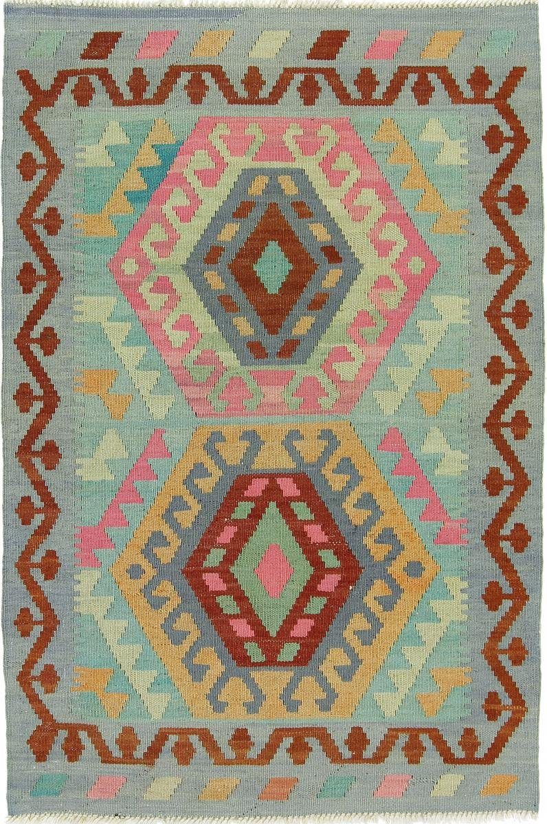 Orientteppich Kelim Afghan Heritage 79x119 Handgewebter Moderner Orientteppich, Nain Trading, rechteckig, Höhe: 3 mm