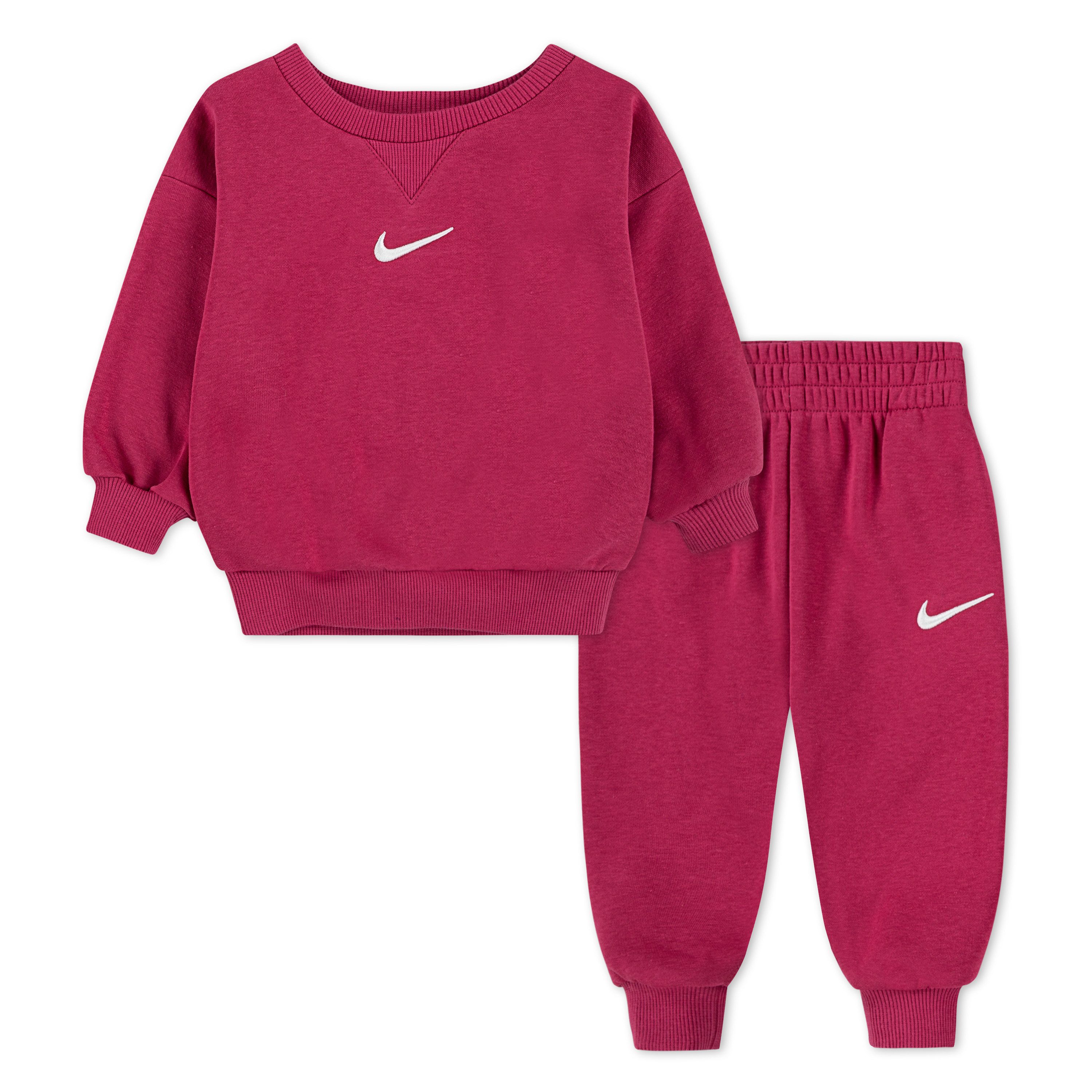 Nike Sportswear Jogginganzug NKN ESSENTIAL FLEECE CREW SET (2-tlg), für Babys