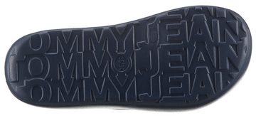 Tommy Jeans TJW CHUNKY FLATFORM SLIDE Pantolette, Plateau, Sommerschuh, Schlappen mit kontrastfarbenem Logoschriftzug