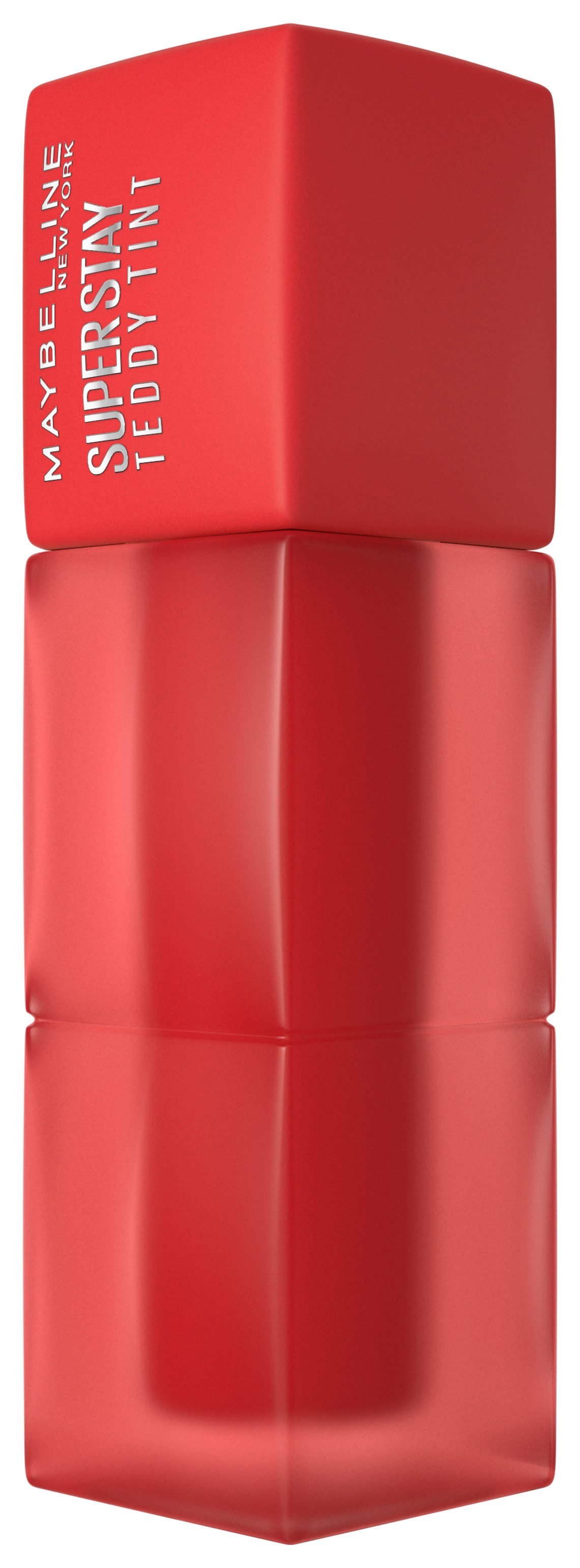 MAYBELLINE NEW YORK Lippenstift SUPER STAY TEDDY TINT LIPPENSTIFT, mit weichem Teddy-Applikator