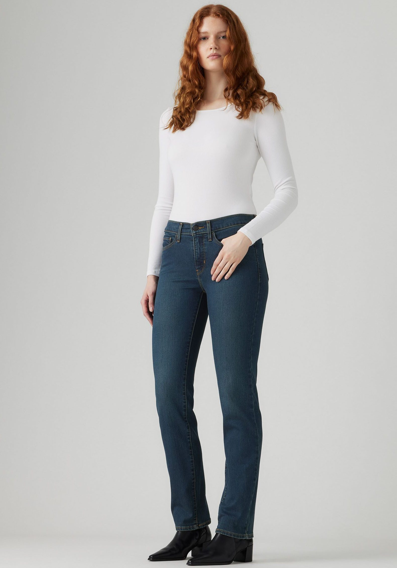 Levi's® Gerade Jeans 314 Shaping Straight mit Stretch