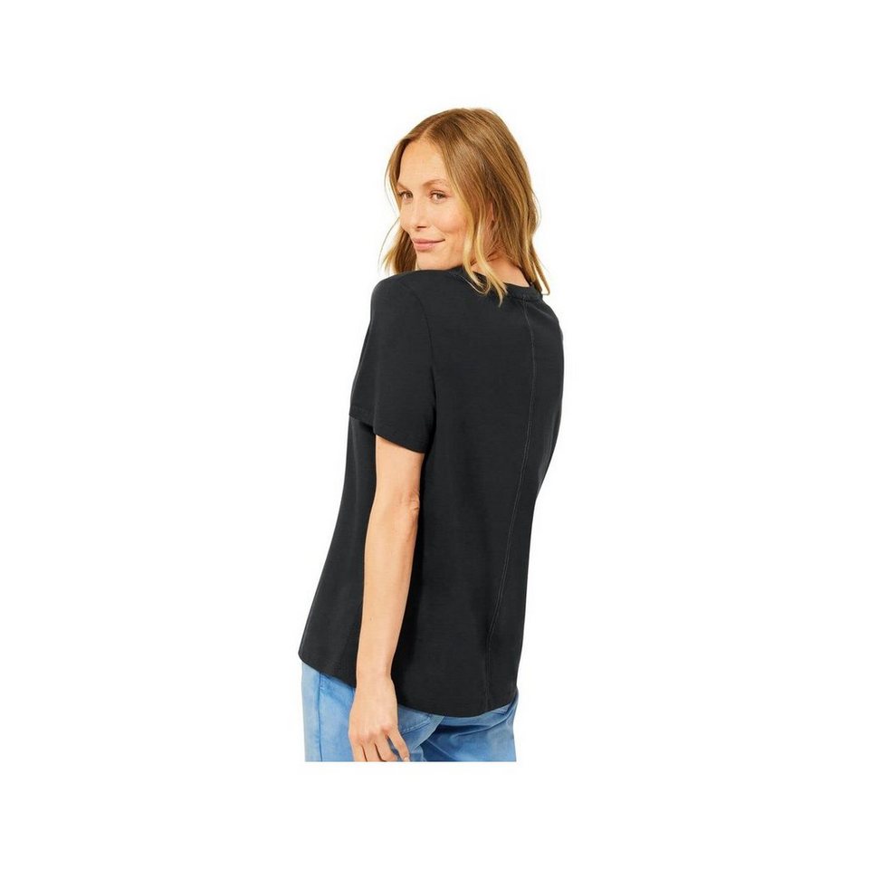 Cecil T-Shirt dunkel-grau (1-tlg)