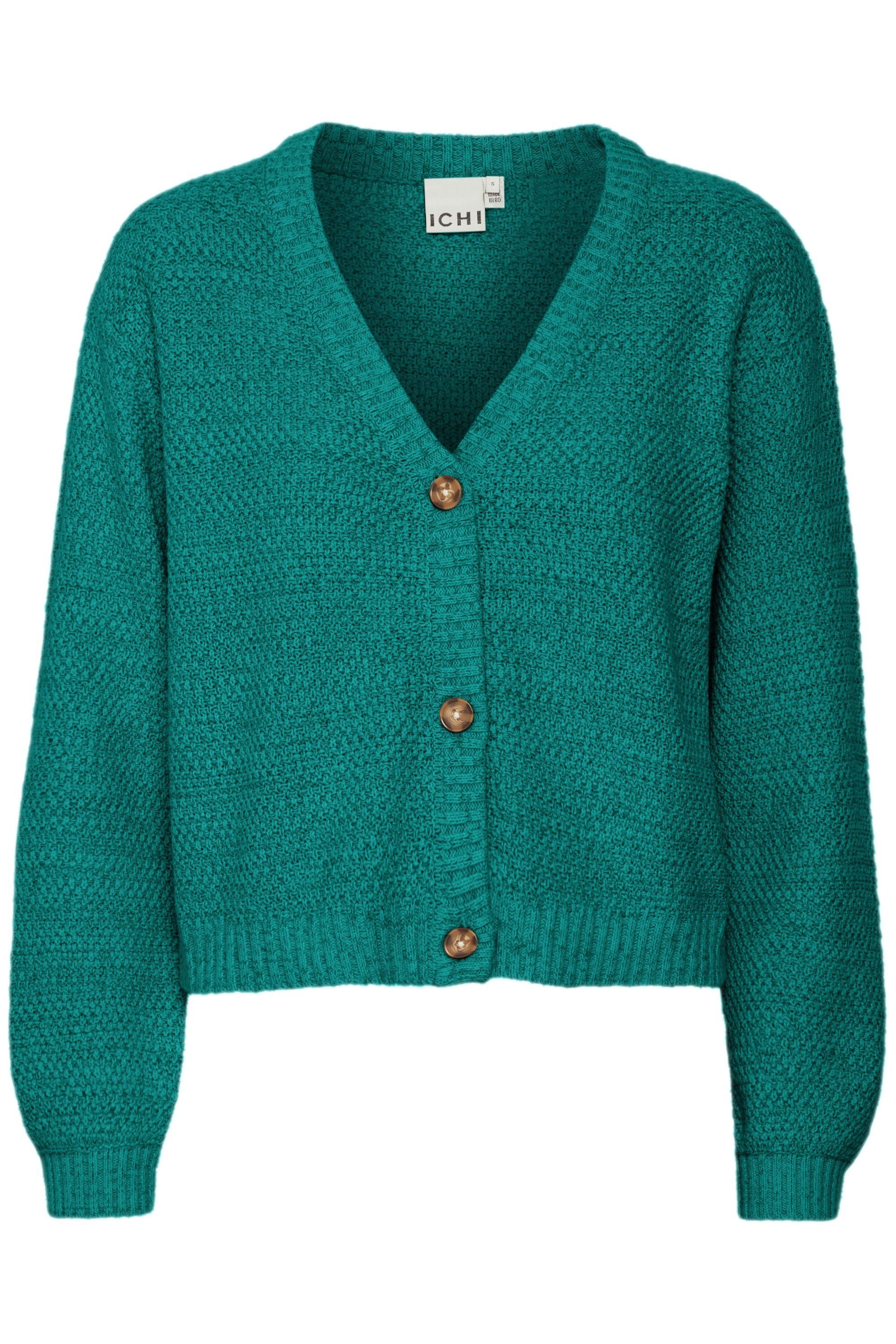 Ichi Strickjacke IHNOELLE 20116751 CA Green (1854241) Cadmium Melange