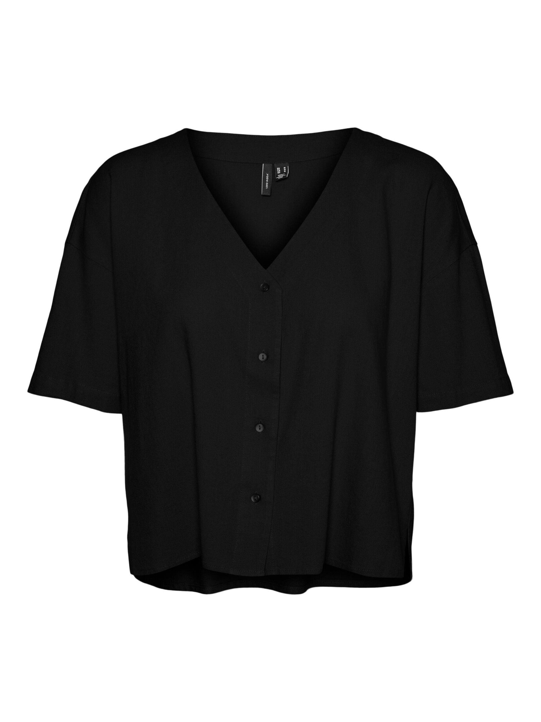 Vero Moda Kurzarmbluse Jesmilo (1-tlg) Plain/ohne Details