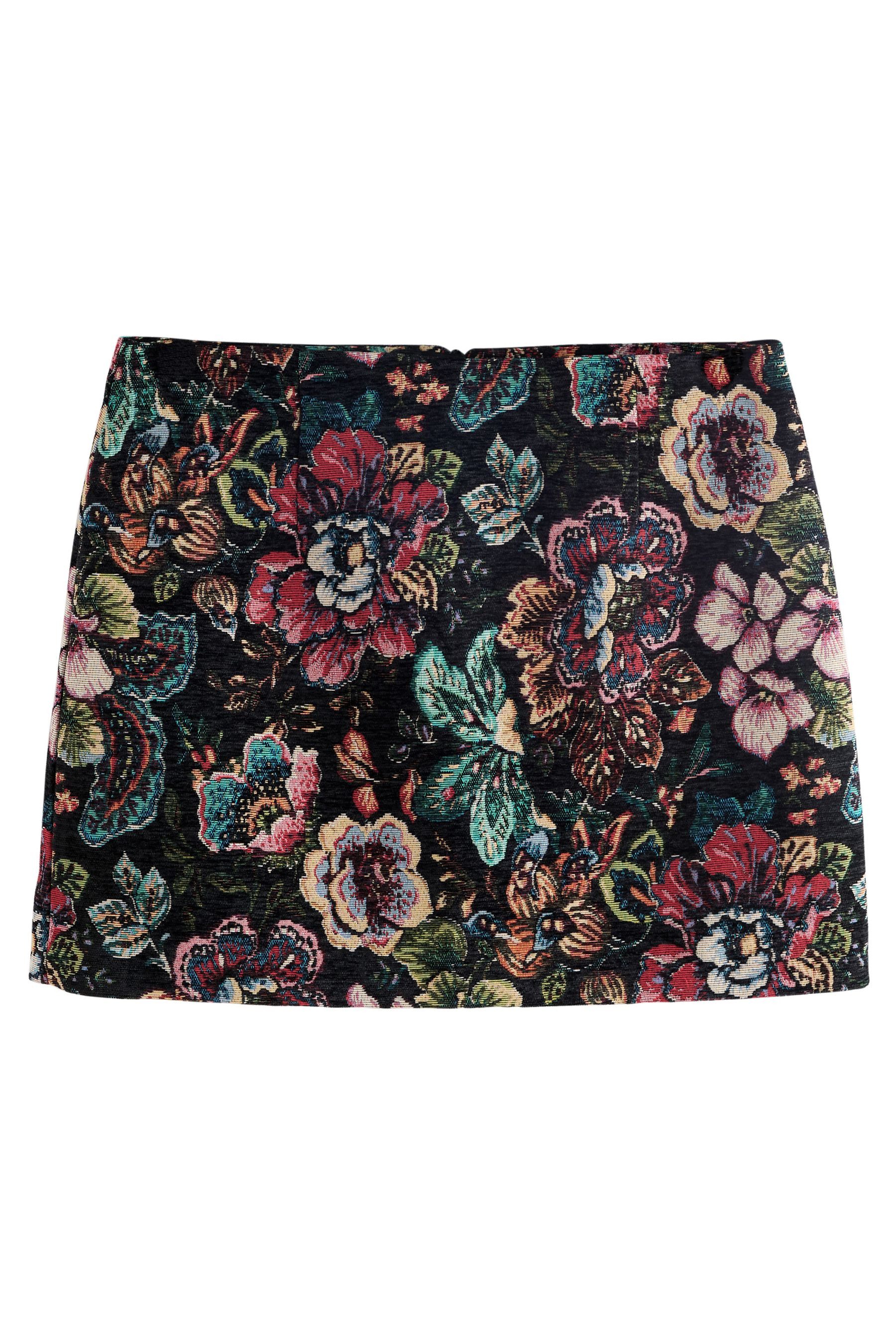 Next Minirock Minirock mit Gobelin-Jacquard-Muster (1-tlg) günstig online kaufen