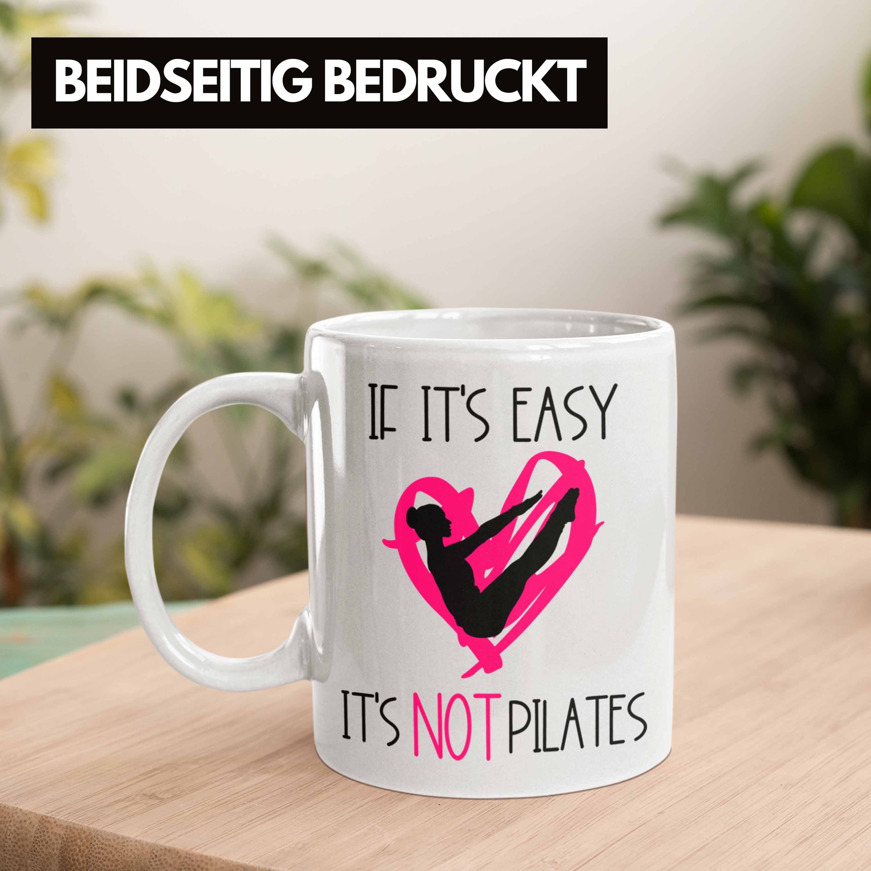 Weiss Pilates-Liebhaberinnen Tasse Tasse für Trendation Lustige Pilates-Lehrerin Geschenk