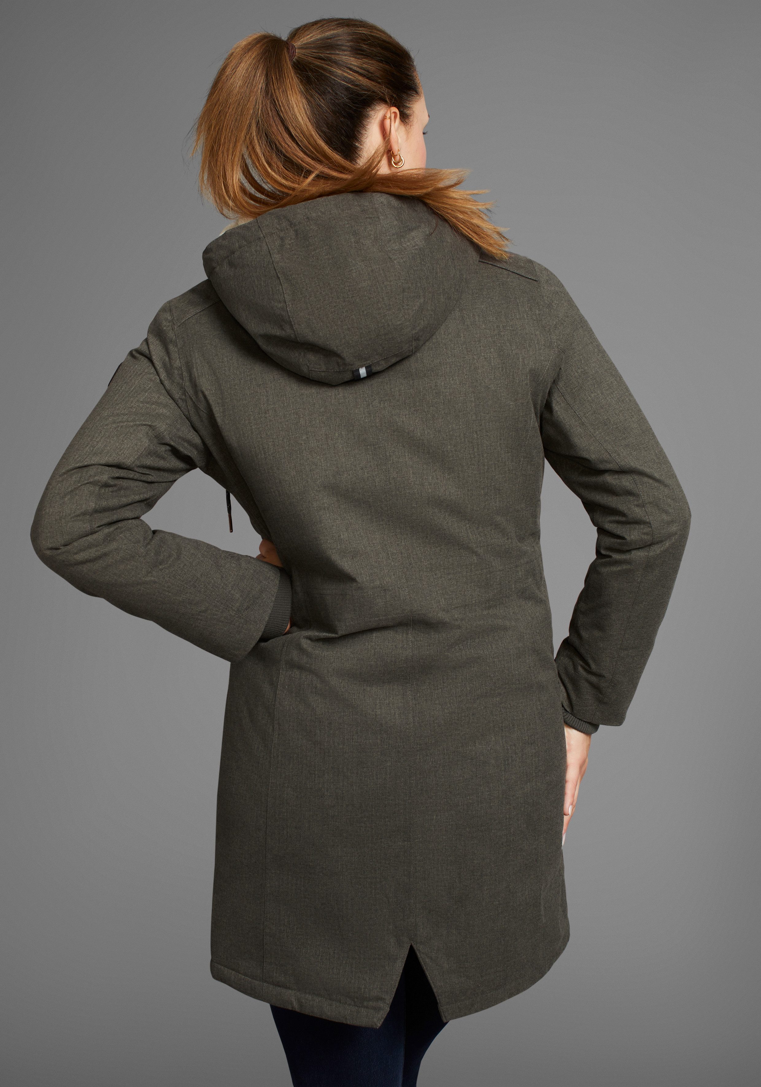 Polarino Outdoorjacke atmungsaktives Material, wasserdicht, winddicht, mit günstig online kaufen