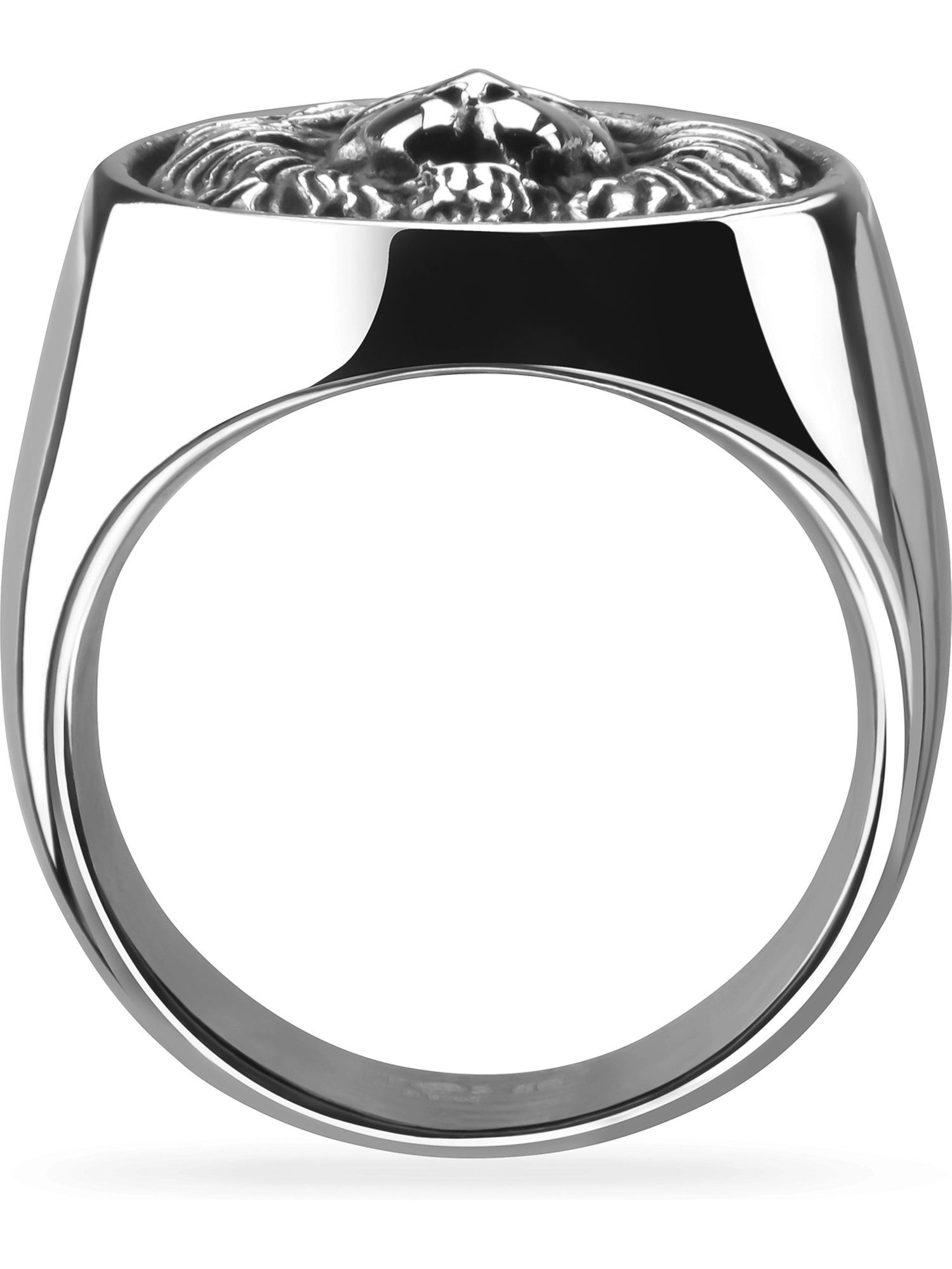 FAVS Fingerring FAVS Herren-Edelstahlring Edelstahl