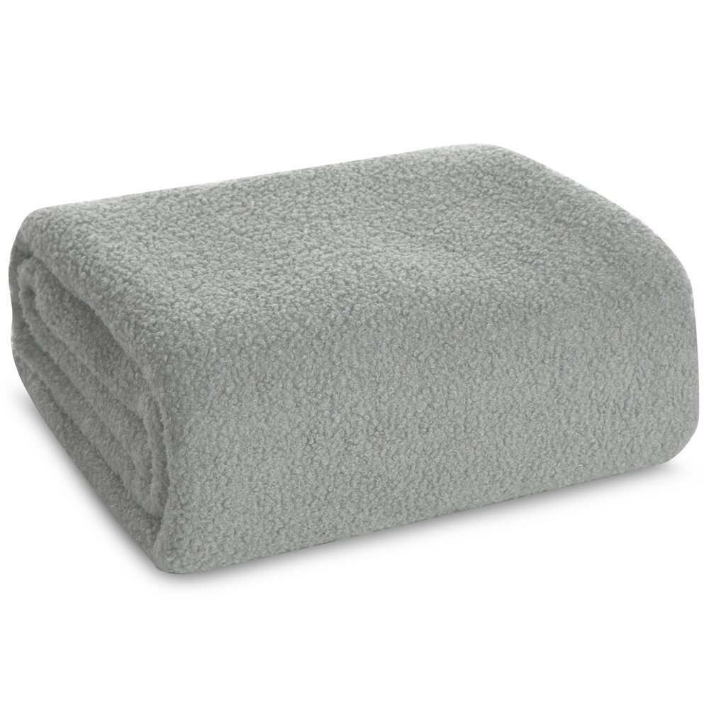 Wohndecke Bouclé, Eurofirany, Kuscheldecke, 70x160,150x200,170x210,200x220, Schaffpelz Imitation