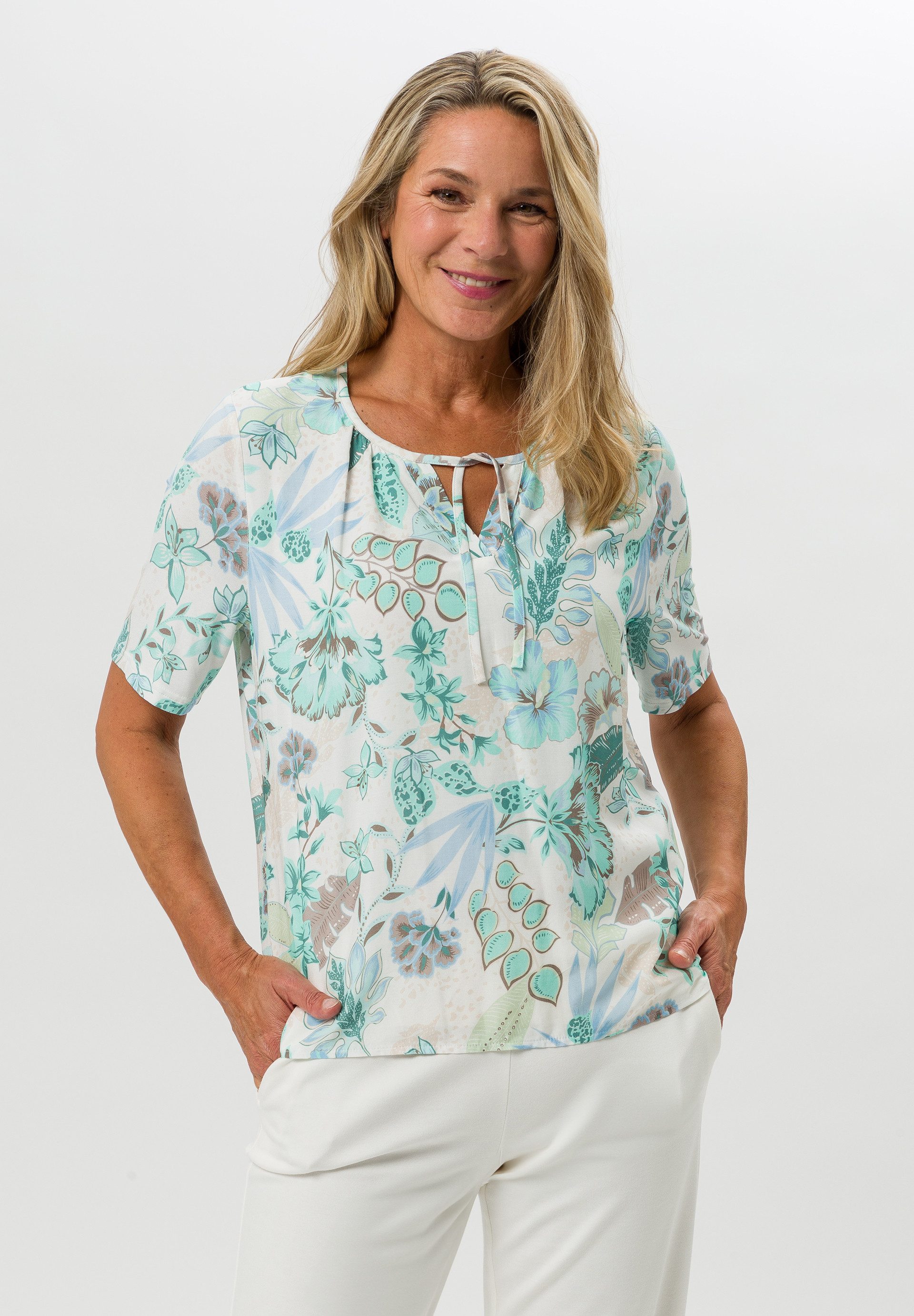 FRANK WALDER Blusenshirt aus Ecovero Viskose günstig online kaufen