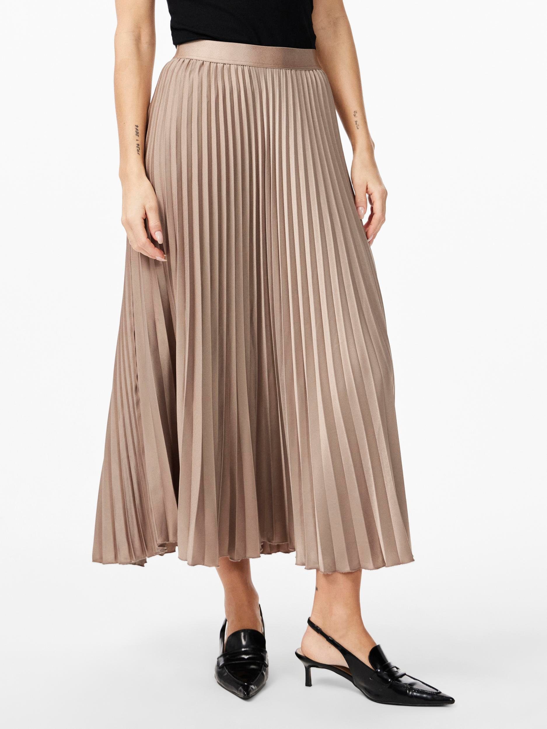 Y.A.S Plisseerock YASCELINE HW MIDI SKIRT günstig online kaufen