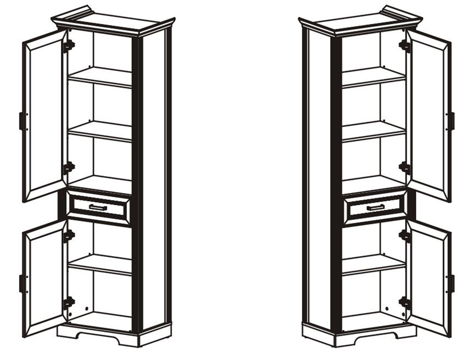 Innostyle Vitrine 66 x 204 x 42 cm (B/H/T)