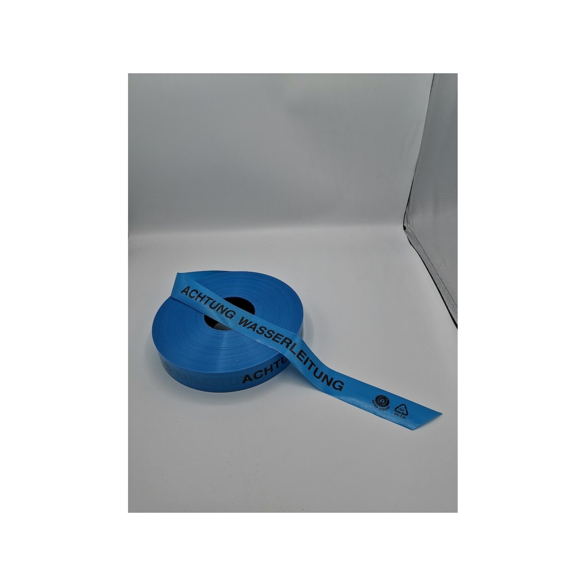 Kelmaplast Absperrband KELMAPLAST Trassen-Warnband 250 m Achtung Wasserleitung aus mind. 80%