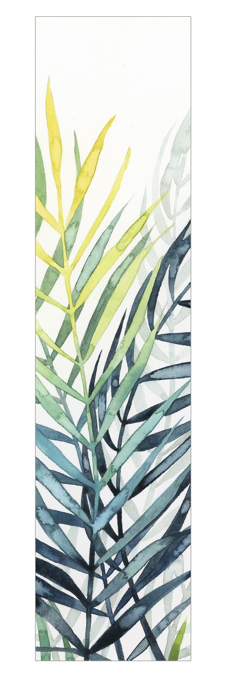 Schiebegardine Flächenvorhang blickdicht Tropisches Blattwerk Palme