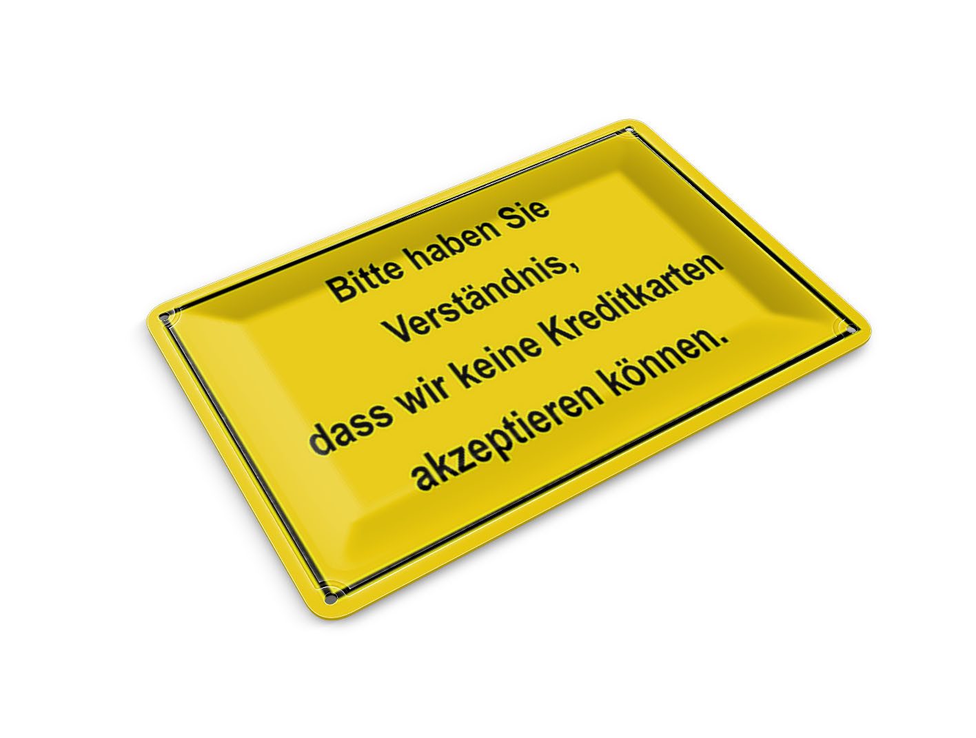 Femer GmbH Postkarte Hinweis 14x10 cm Bitte haben Sie Verständnis, unfrankiert